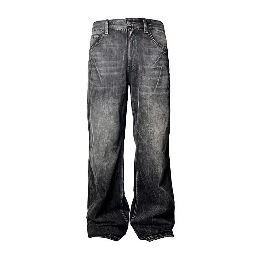 Jean × Vintage Lightning Pattern Flared Blue Jeans Size US 32 / EU 48 - 2 Thumbnail