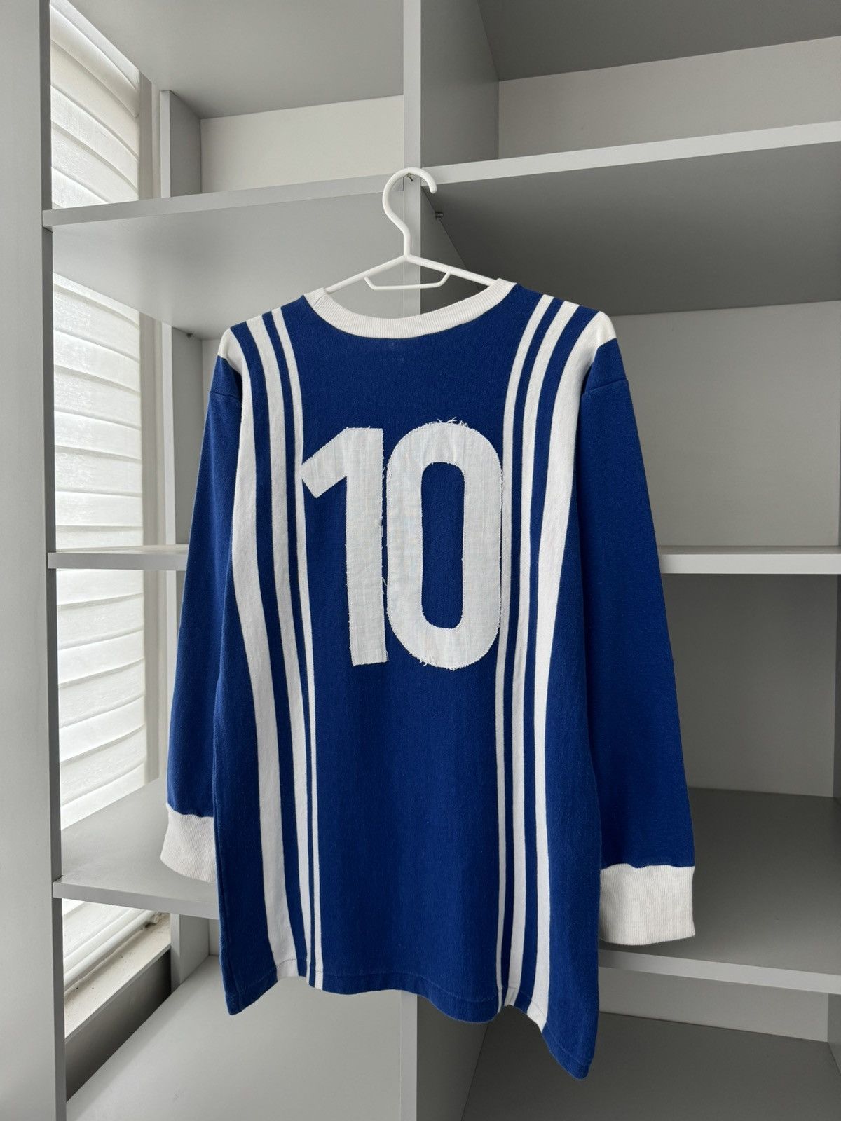Erima Vintage Retro 1970 Schalke Style 10 Jersey Longsleeve