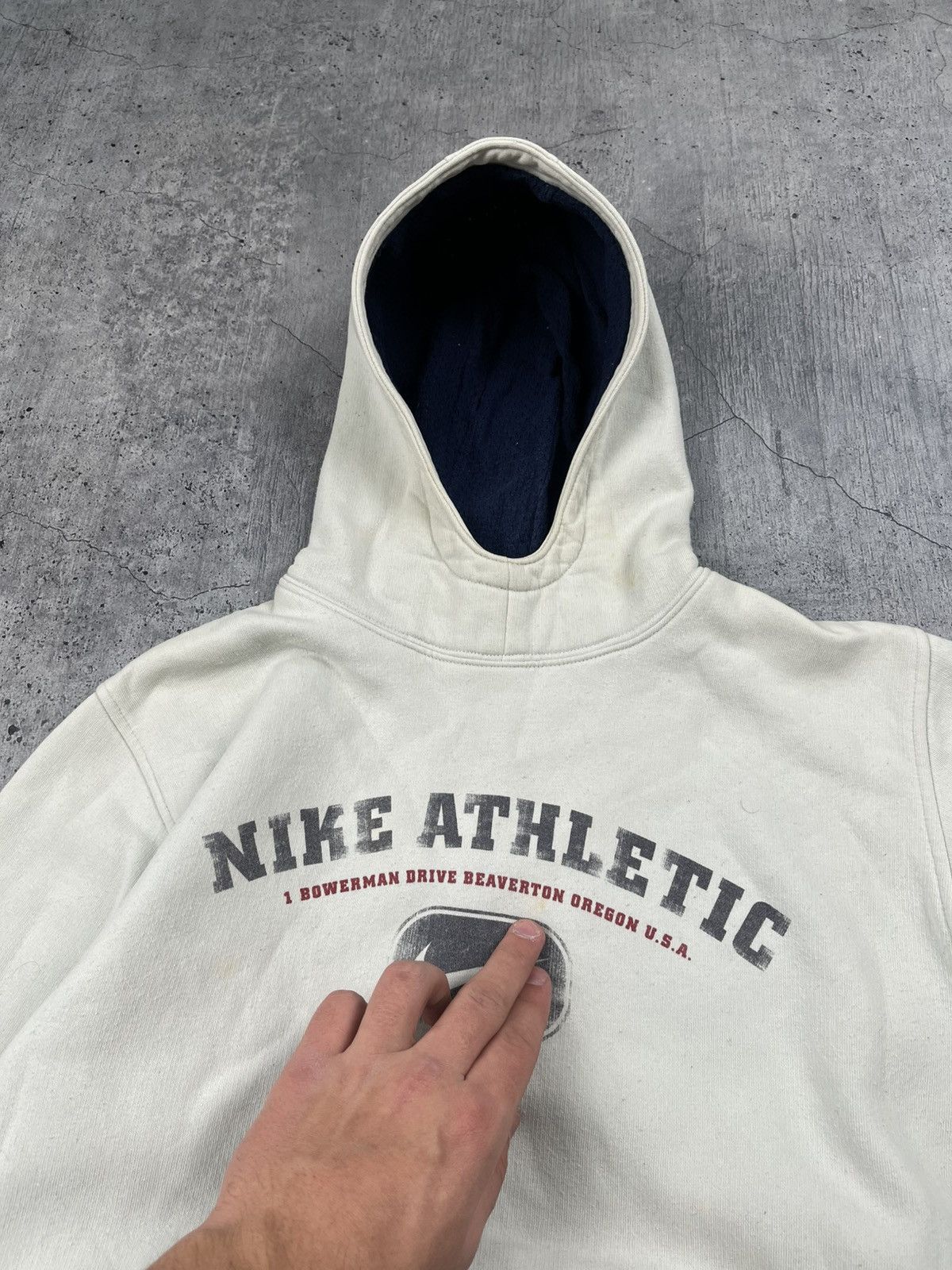 Other Beige hoodie Nike Athletic Vintage streetwear Y2K sk8 boxy Size US XS / EU 42 / 0 - 6 Thumbnail
