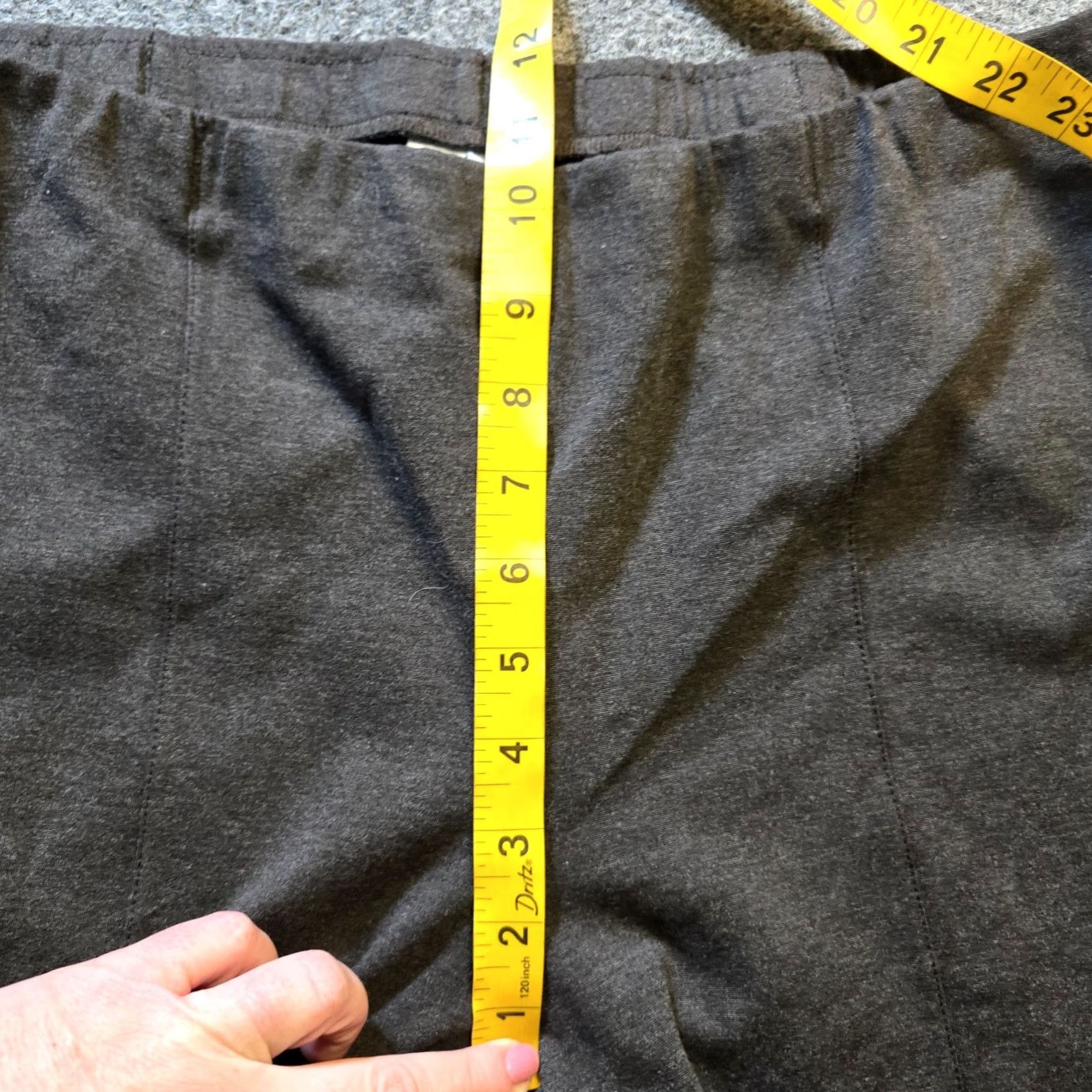 J. Jill J. Jill Pants Women's Large Brown Ponte Slim Leg Cropped Elastic Waist Casual Size 36" / US 14 / IT 50 - 5 Thumbnail