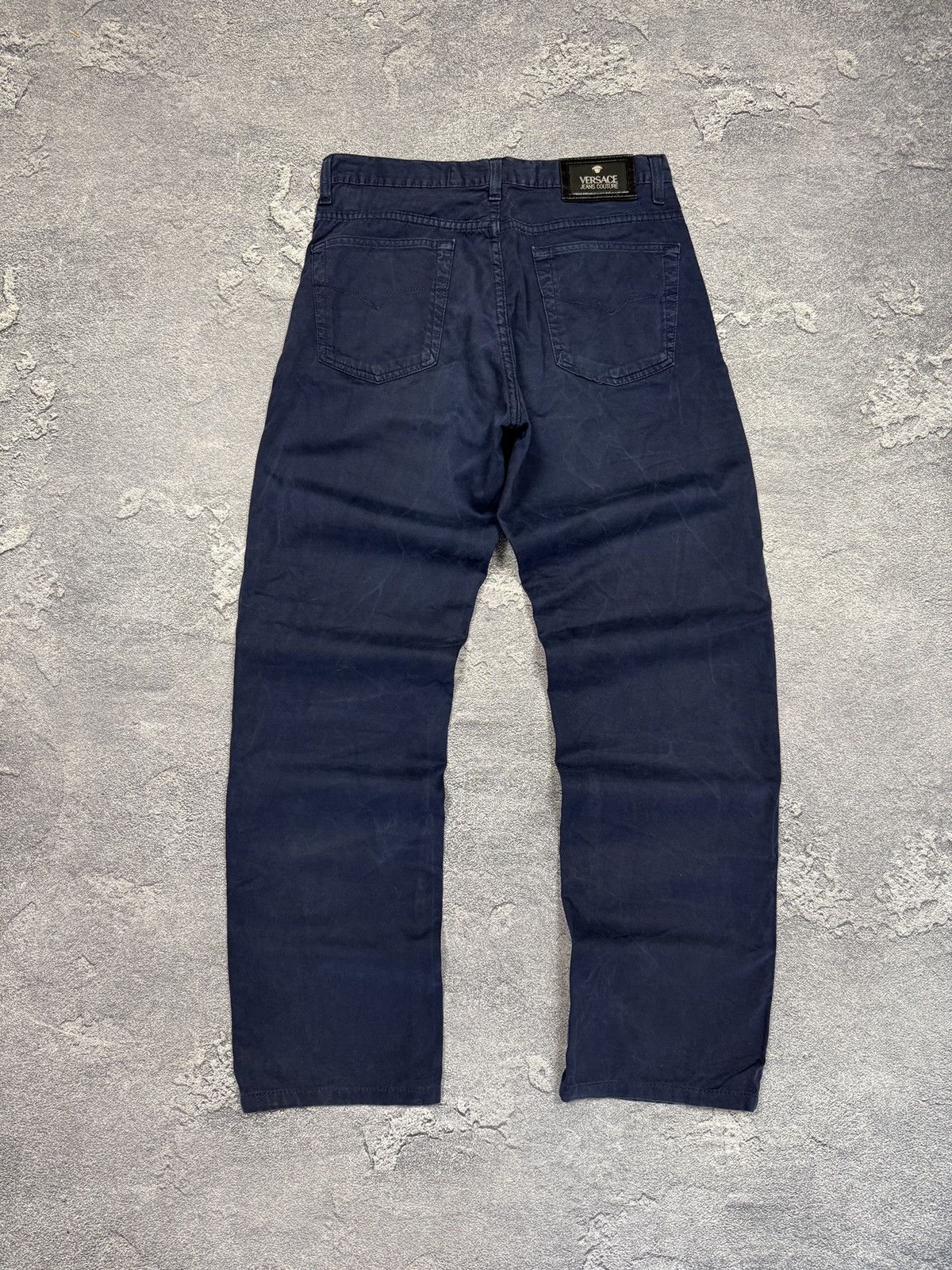 Jean × Versace Jeans Couture × Vintage Classic Dark Blue Versace Jeans Couture Pants 32 Size Size US 32 / EU 48 - 1 Thumbnail