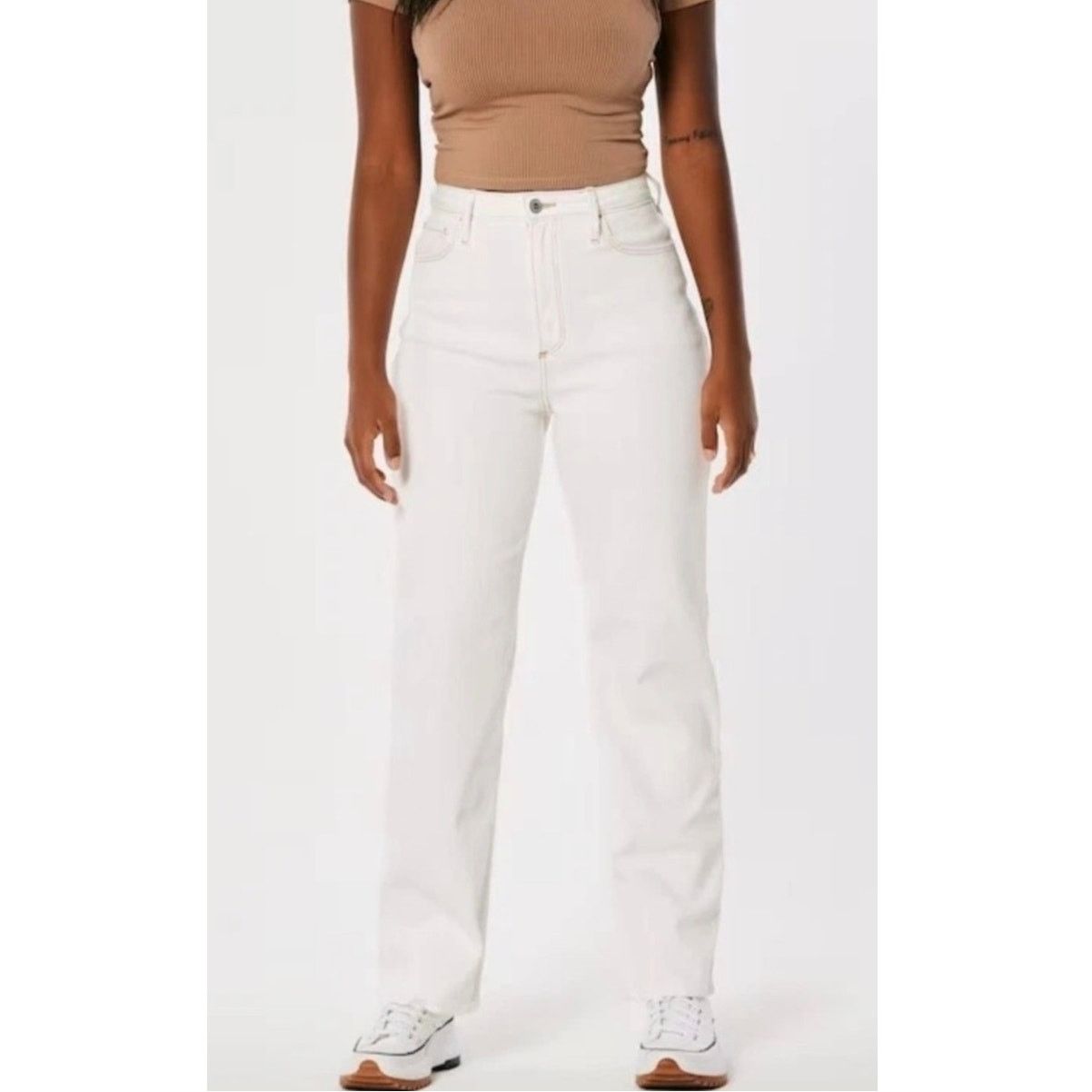 Hollister Hollister White Jeans - Women's Size 28x31 Size 28" / US 6 / IT 42 - 1 Thumbnail