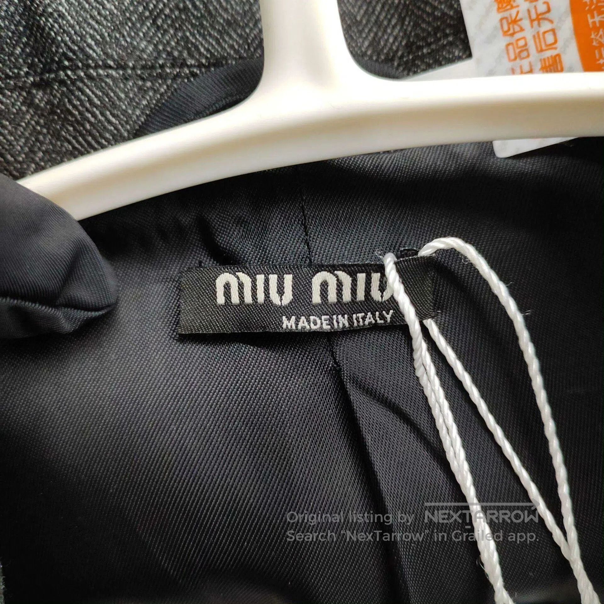 Miu Miu Miu Miu Women's Gray Blazer Size 38. Size S / US 4 / IT 40 - 5 Thumbnail
