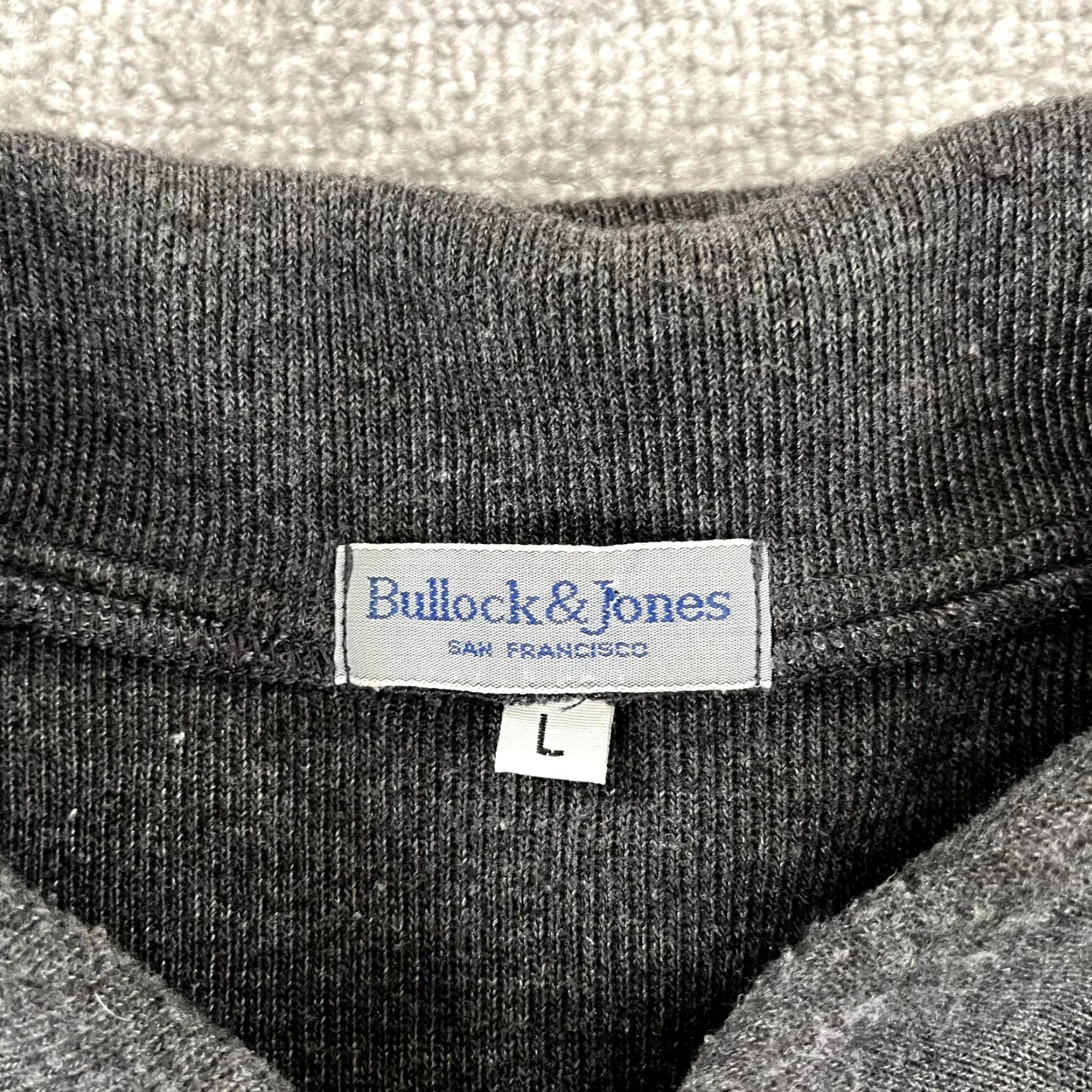 Vintage VINTAGE Bullock & Jones Sweater Mens Large Gray Collared Pullover Long Sleeve USA Size US L / EU 52-54 / 3 - 2 Thumbnail