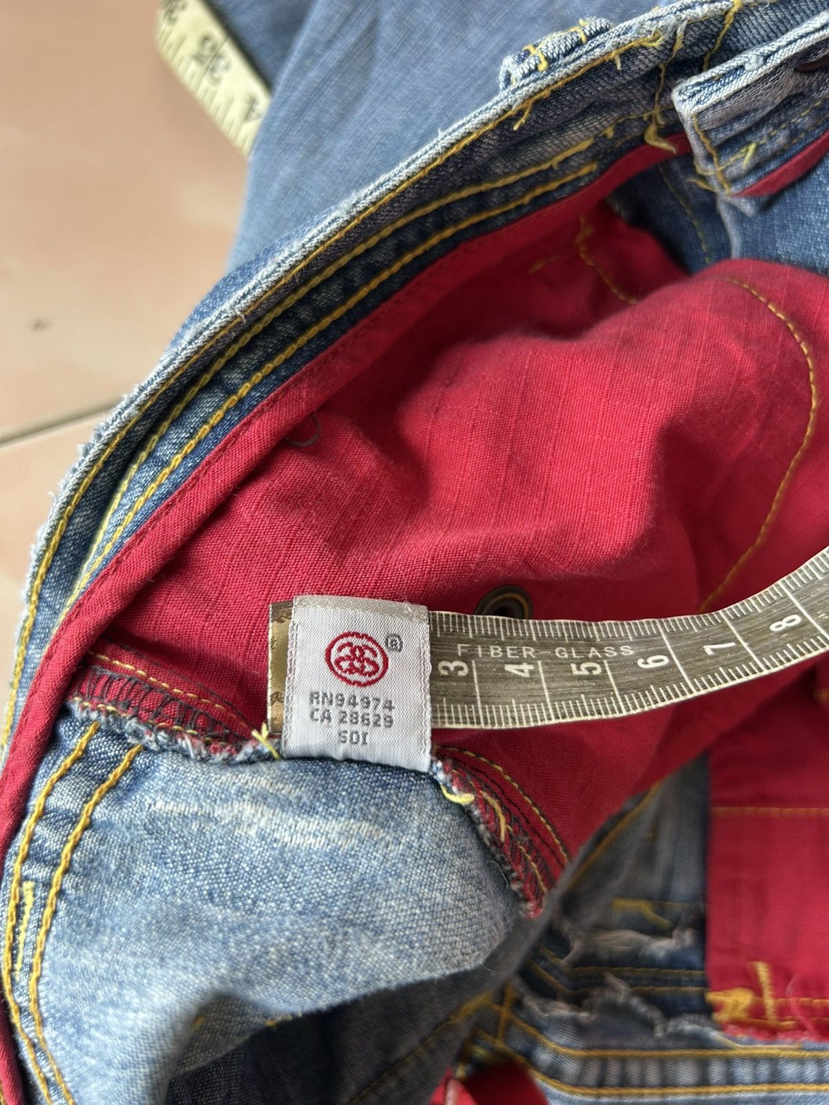 Stussy Stussy Semi Bootcut Distressed Jeans Size 26" / US 2 / IT 38 - 16 Thumbnail