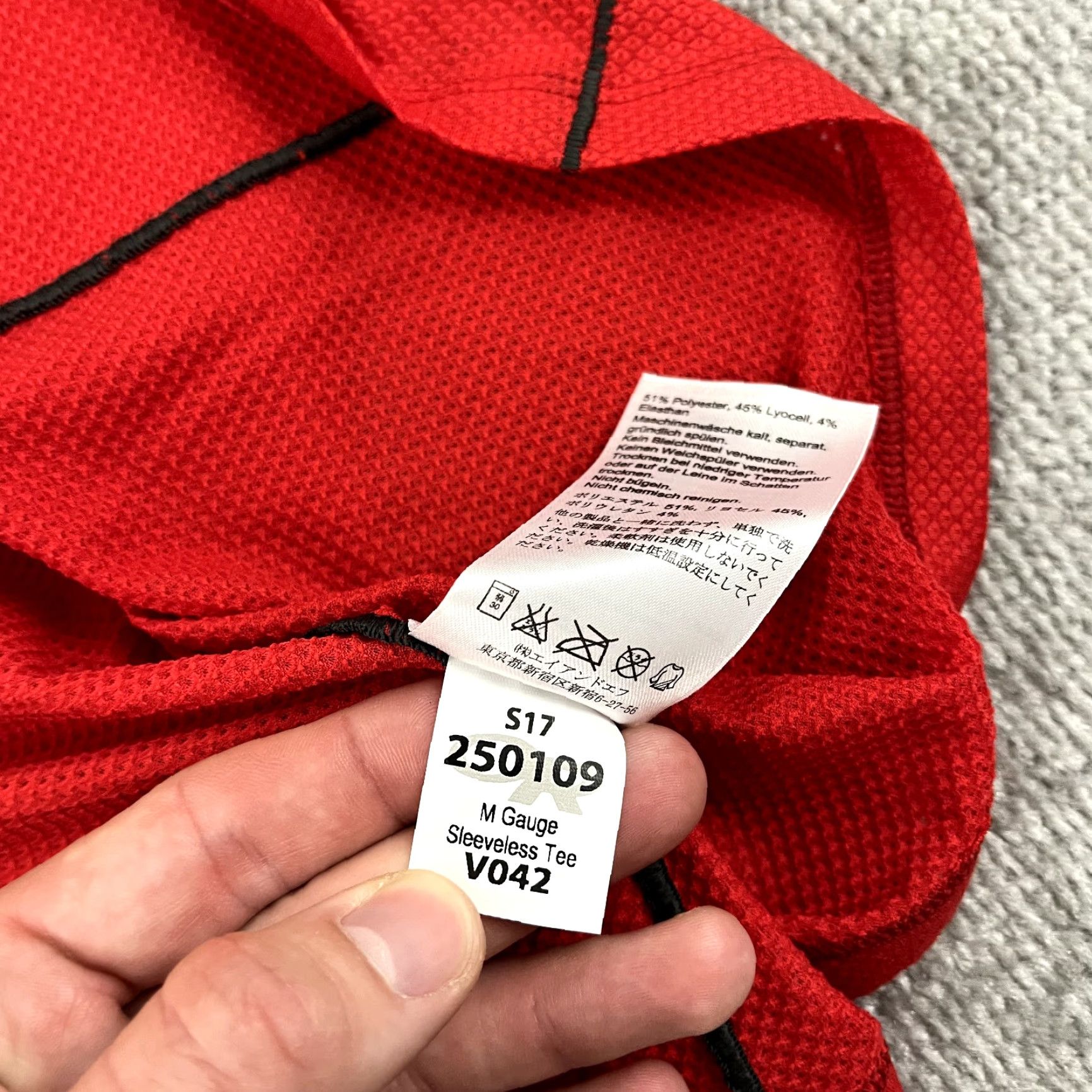 Outdoor Research OUTDOOR RESEARCH Shirt Mens 2XL XXL Red Tank Top Sleeveless Gauge Hiking Outdoor Size US XXL / EU 58 / 5 - 7 Thumbnail