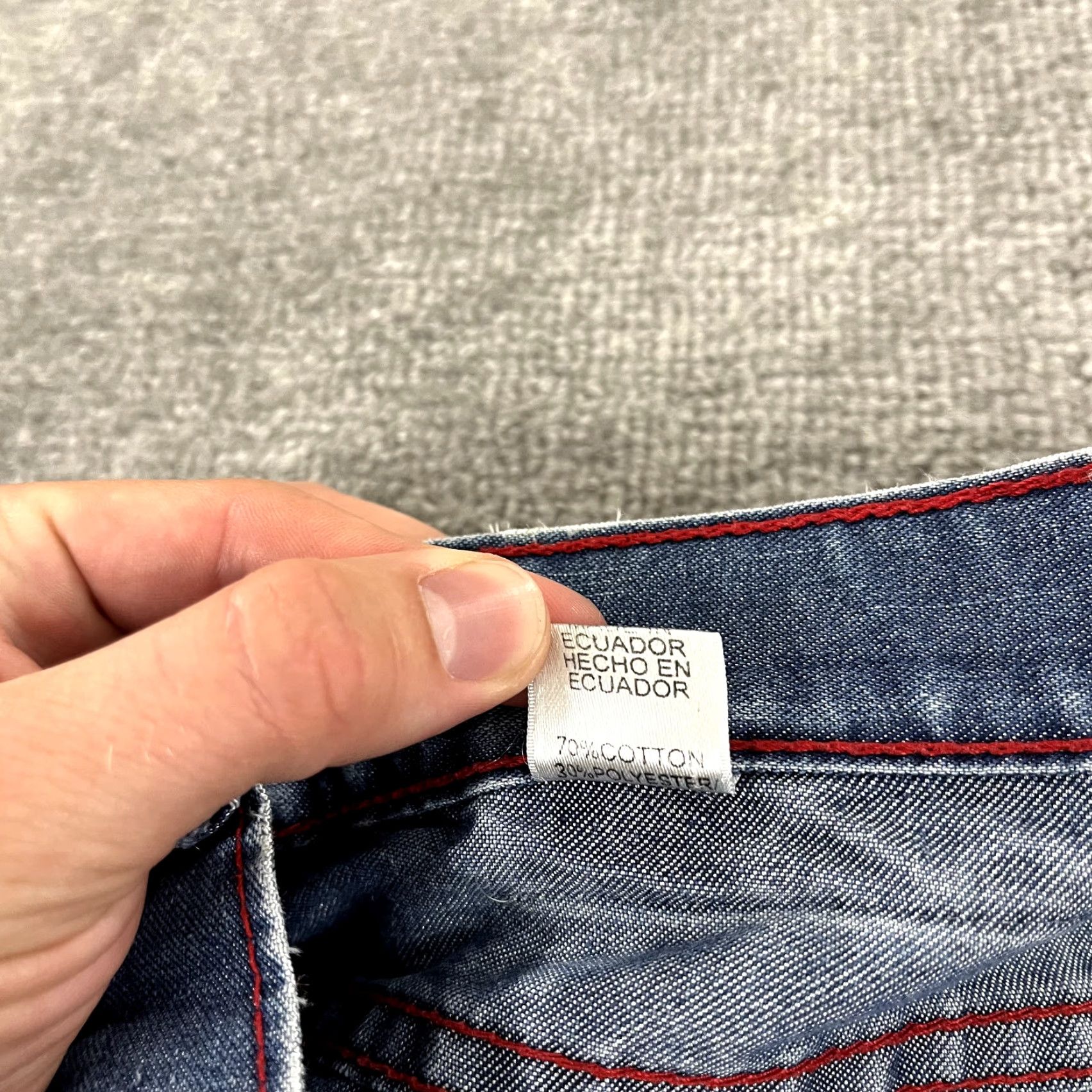 Sean John SEAN JOHN Shorts Mens 33 x 11.5" Blue Baggy Denim Hip Hop Grunge Y2K Jeans 5-Pocket Shirt Casual Mens Size US 33 - 7 Thumbnail