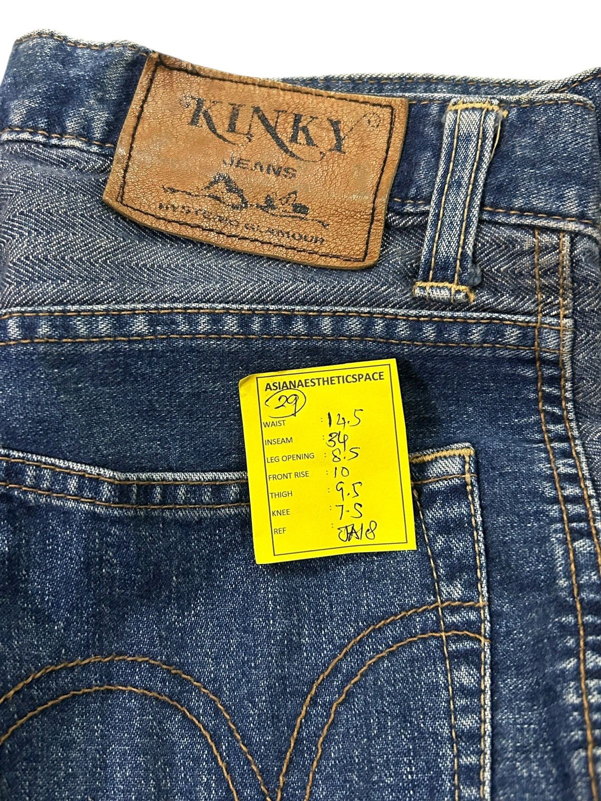 Hysteric Glamour Vintage Flared Hysteric Glamour Hagi Kinky Jeans Size US 29 - 13 Thumbnail
