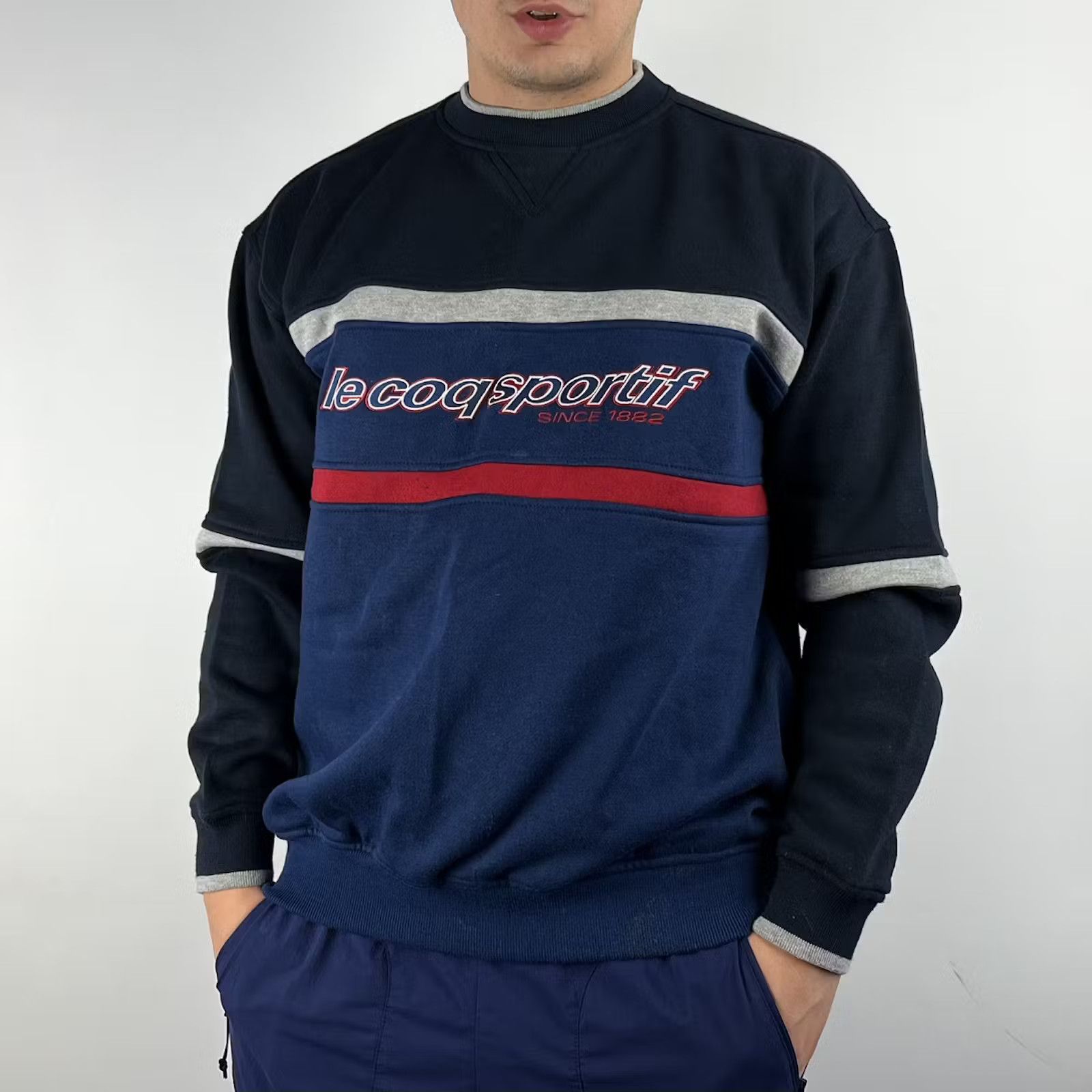 Le Coq Sportif Vintage Le coq sportif sweatshirt embroidered logo Size US M / EU 48-50 / 2 - 1 Thumbnail