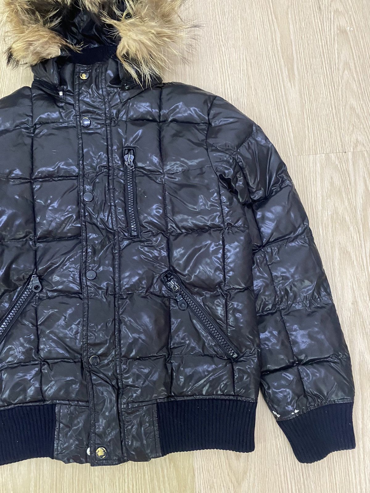 If Six Was Nine JAPANESE ARCHIVE Fur Black Puffer Jacket Size US M / EU 48-50 / 2 - 2 Thumbnail