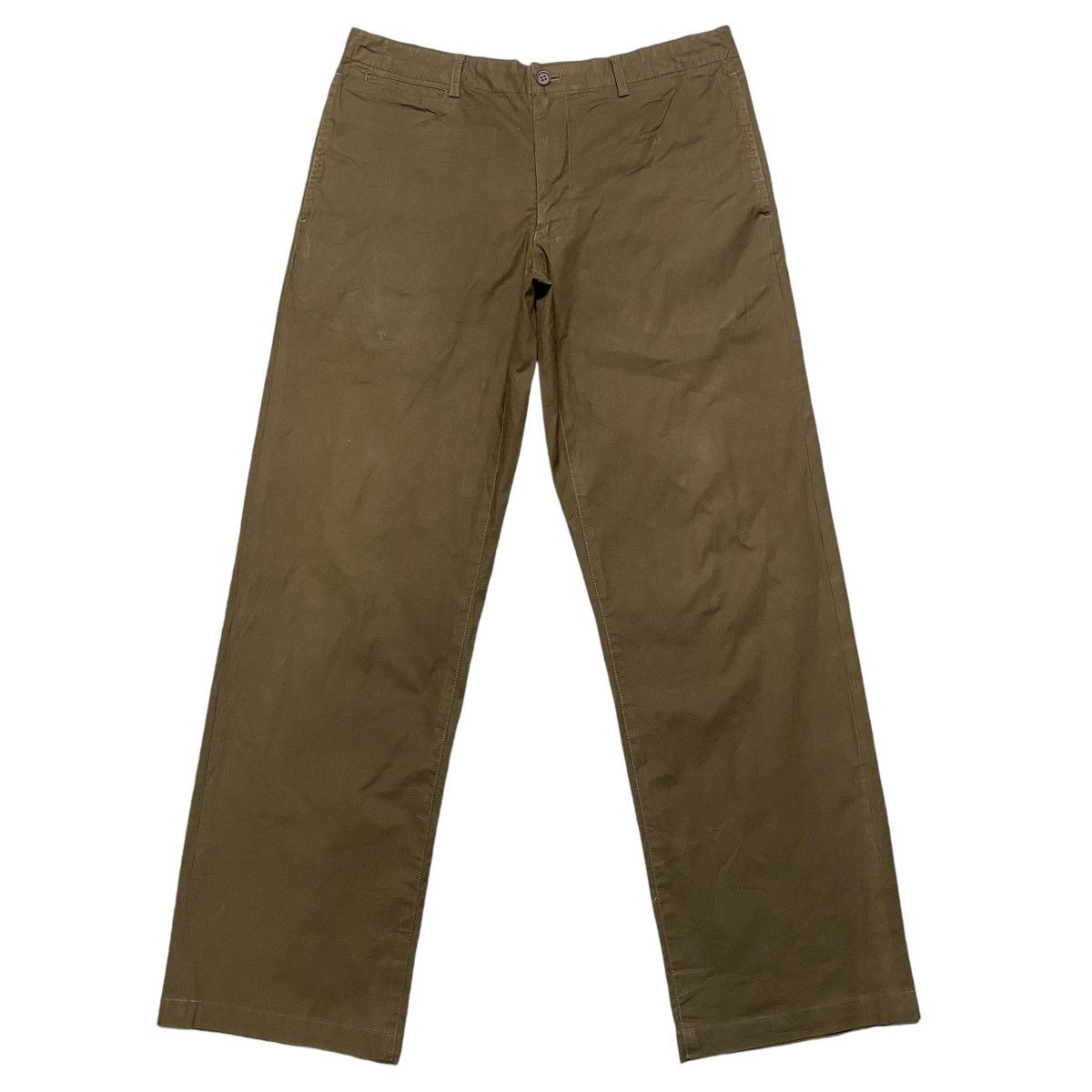 Yohji Yamamoto A.A.R Yohji Yamamoto Chinos Pant Brown Size US 31 - 2 Thumbnail