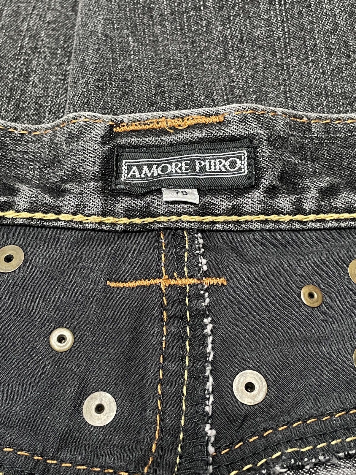 Japanese Brand × Vintage Vintage Japanese Brand Amore Puro Jeans 1990s Size US 27 - 11 Thumbnail