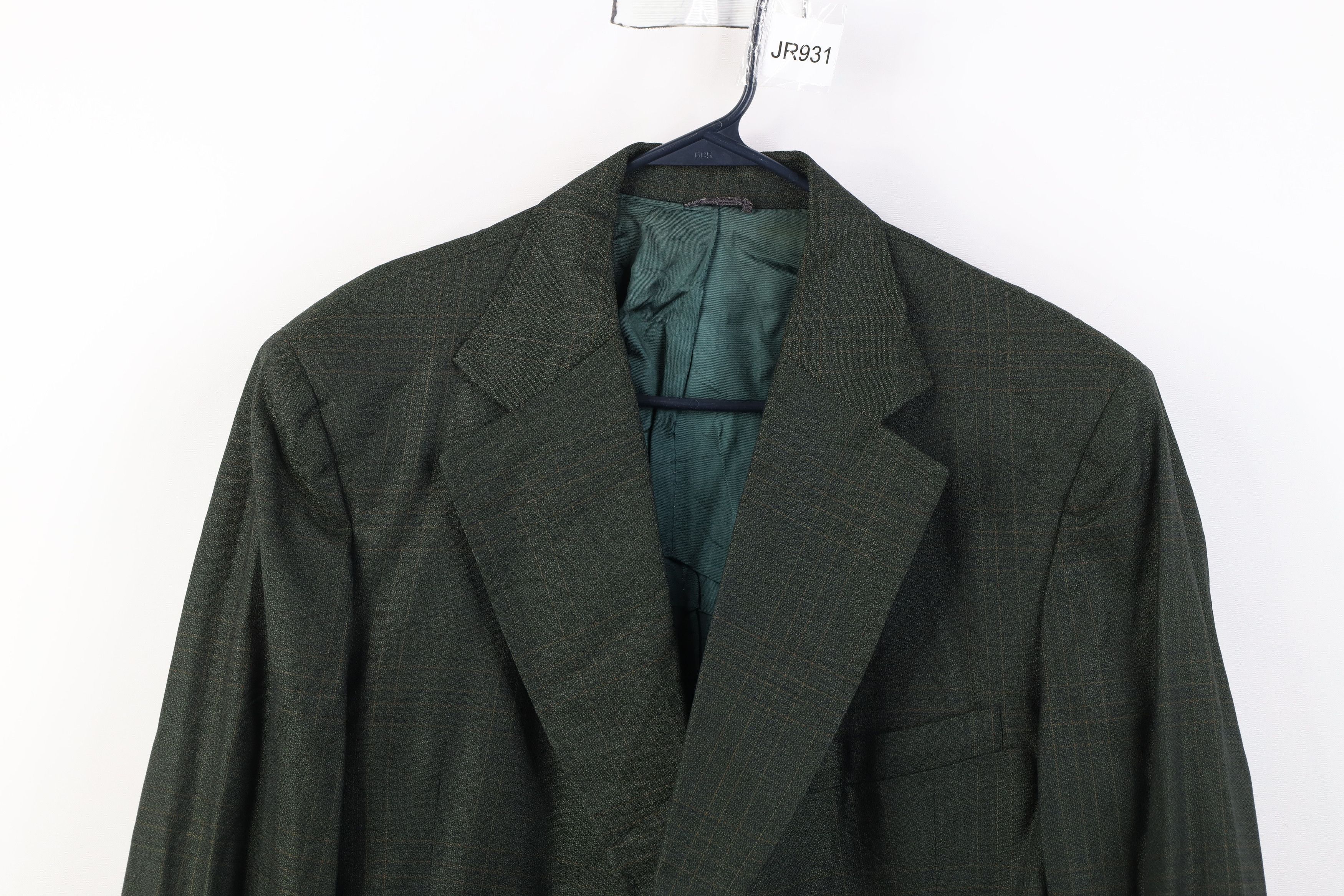 Vintage Vintage 60s Rockabilly Wool 2 Button Suit Coat Jacket USA Size US XXL / EU 58 / 5 - 2 Thumbnail