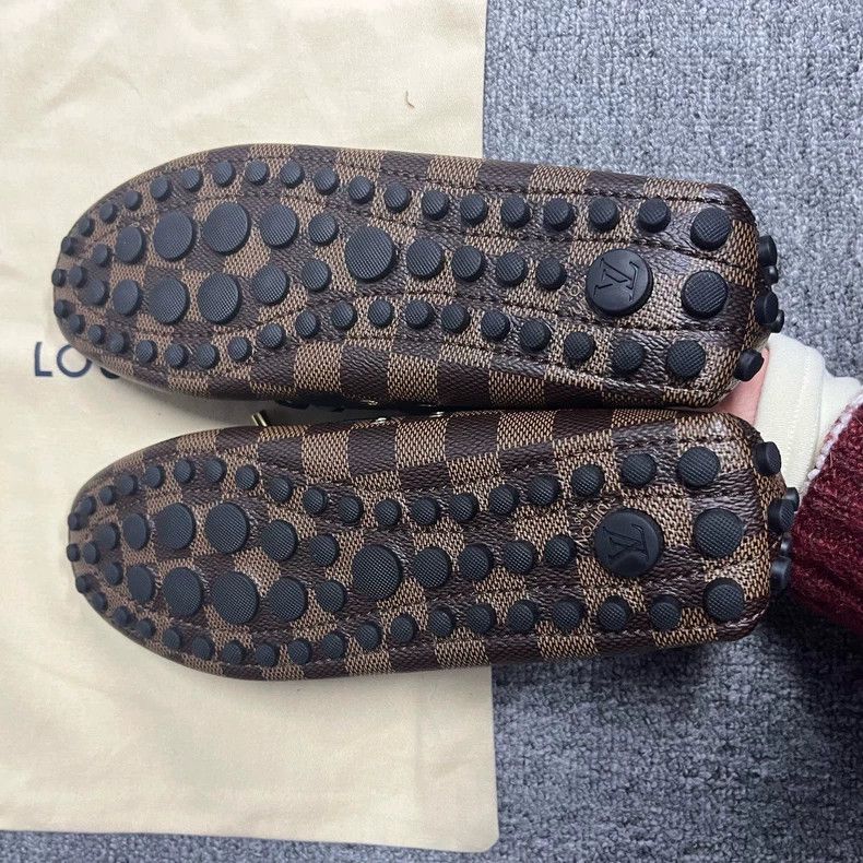 Louis Vuitton Louis Vuitton Brown checkerboard full of logo low-top casu Size US 5 / EU 37 - 6 Thumbnail