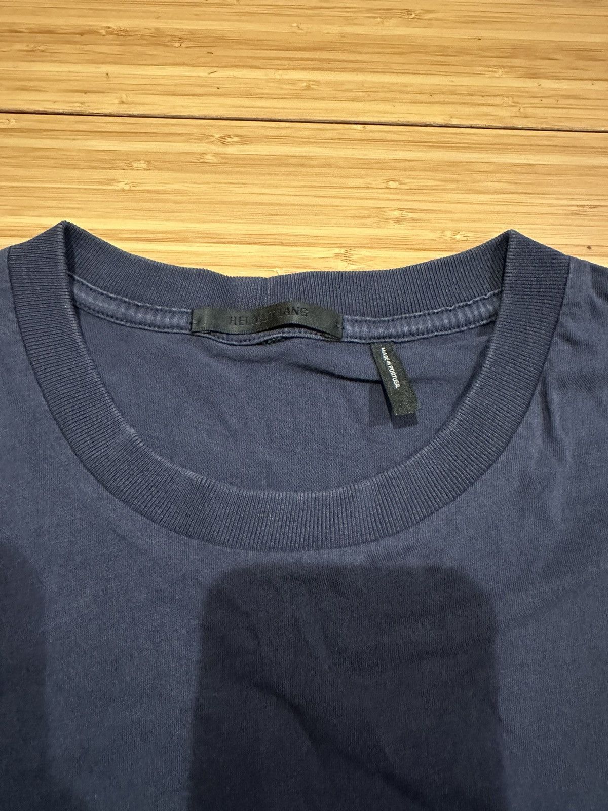 Helmut Lang Men's Helmut Lang Logo Stripe T-Shirt Size XL Size US S / EU 44-46 / 1 - 5 Thumbnail