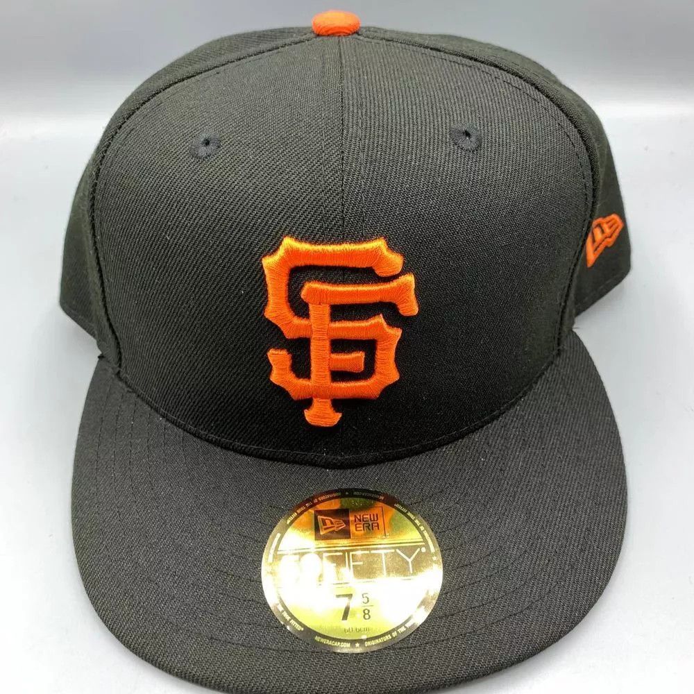 New Era San Francisco Giants Hat Men 7 5/8 59Fifty New Era Fitted Size ONE SIZE - 1 Thumbnail