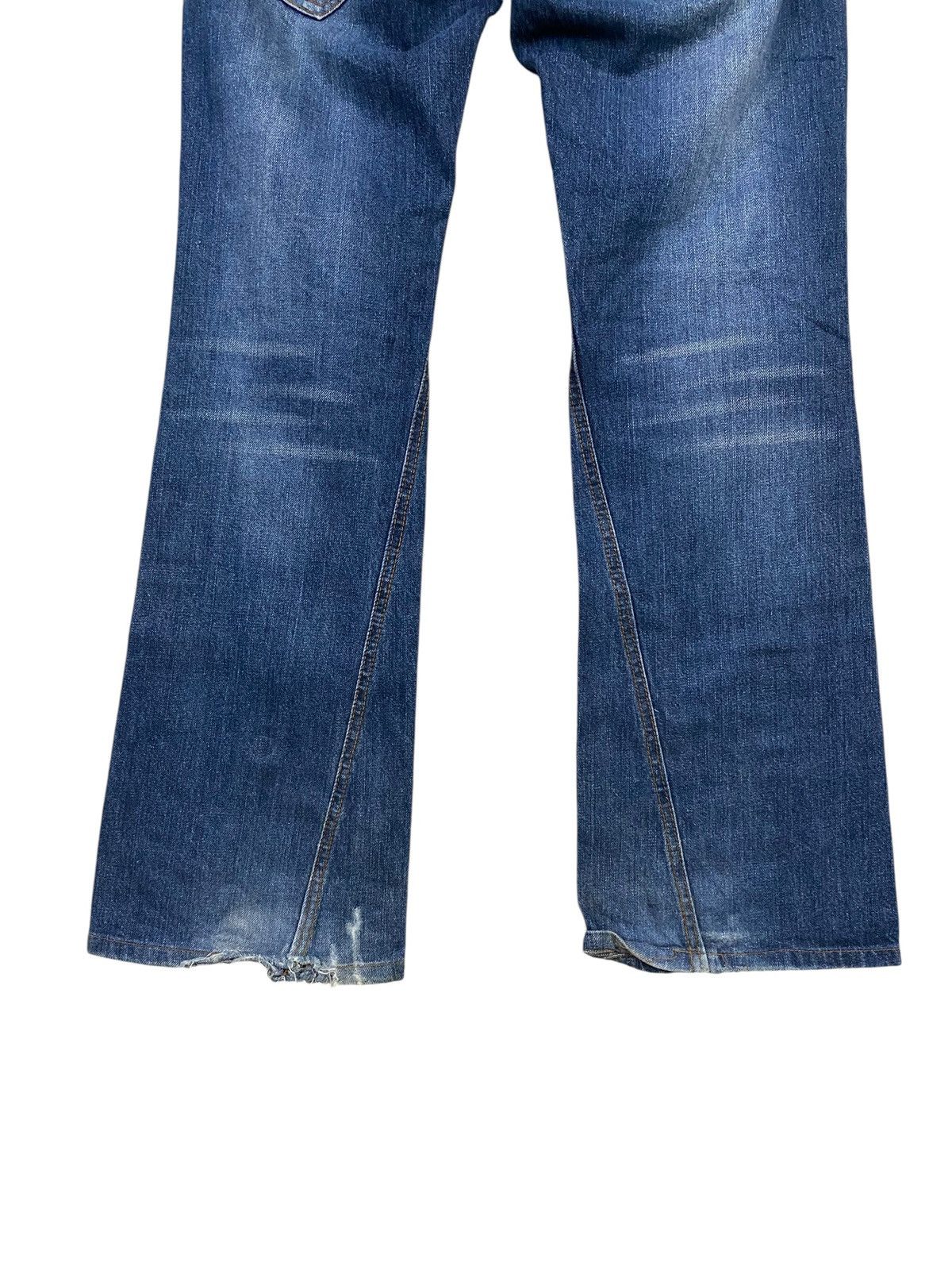 Japanese Brand Japanase brand nylaus jeans double waist flared denim pant Size US 32 / EU 48 - 7 Thumbnail