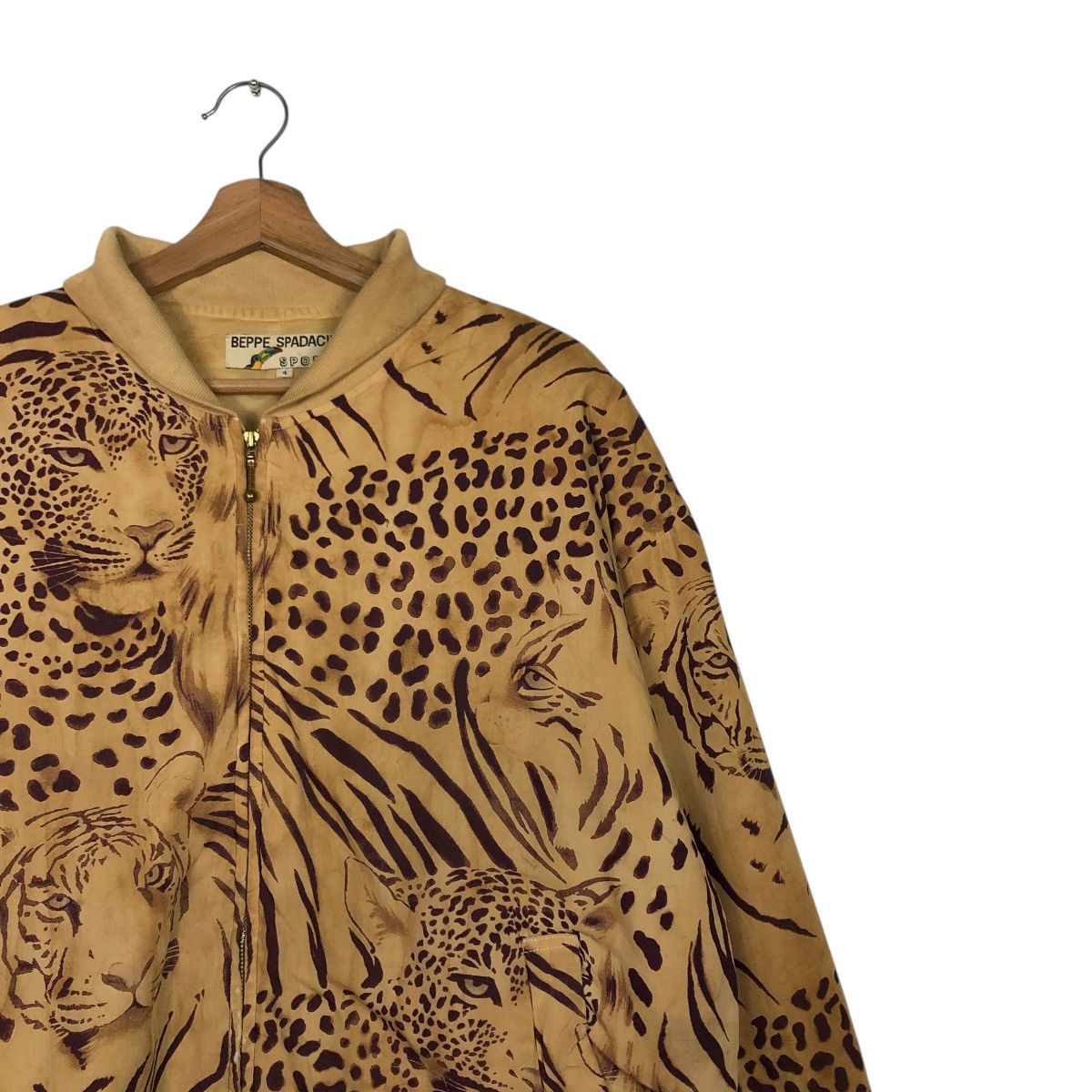 Hysteric Glamour 🔥VINTAGE BOMBER JACKET BEPPE SPADACINI SPORTS TIGER STYLE Size US M / EU 48-50 / 2 - 8 Thumbnail