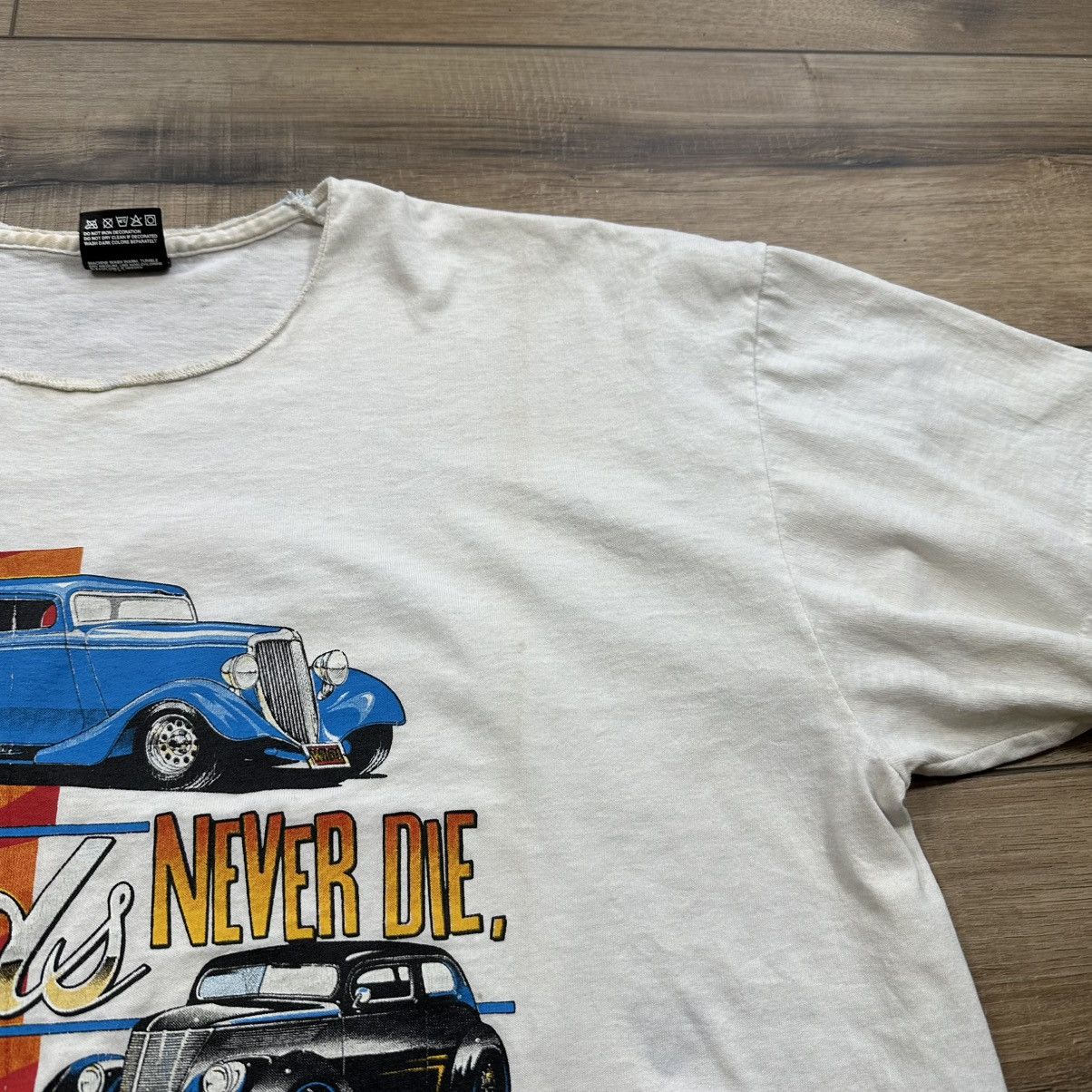 Fruit Of The Loom Vintage 1988 Ford Racing Single Stitch Graphic Tee Size US XL / EU 56 / 4 - 10 Thumbnail