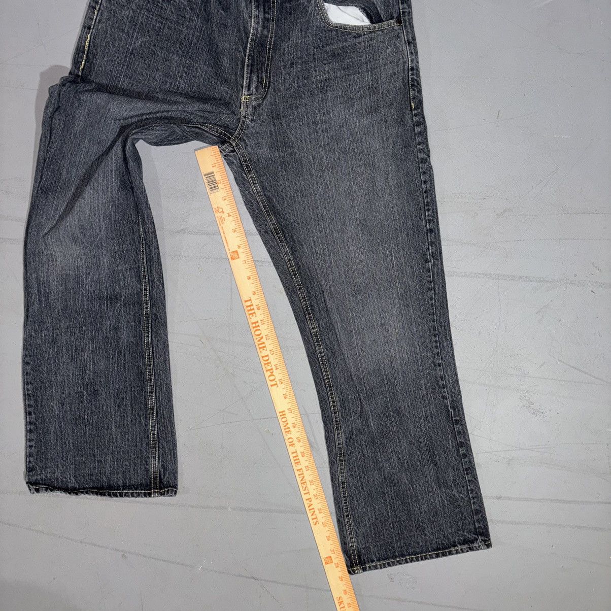 JNCO × Southpole Southpole Style Jeans Baggy Loose Skater Black (32x30) Size US 32 / EU 48 - 8 Thumbnail