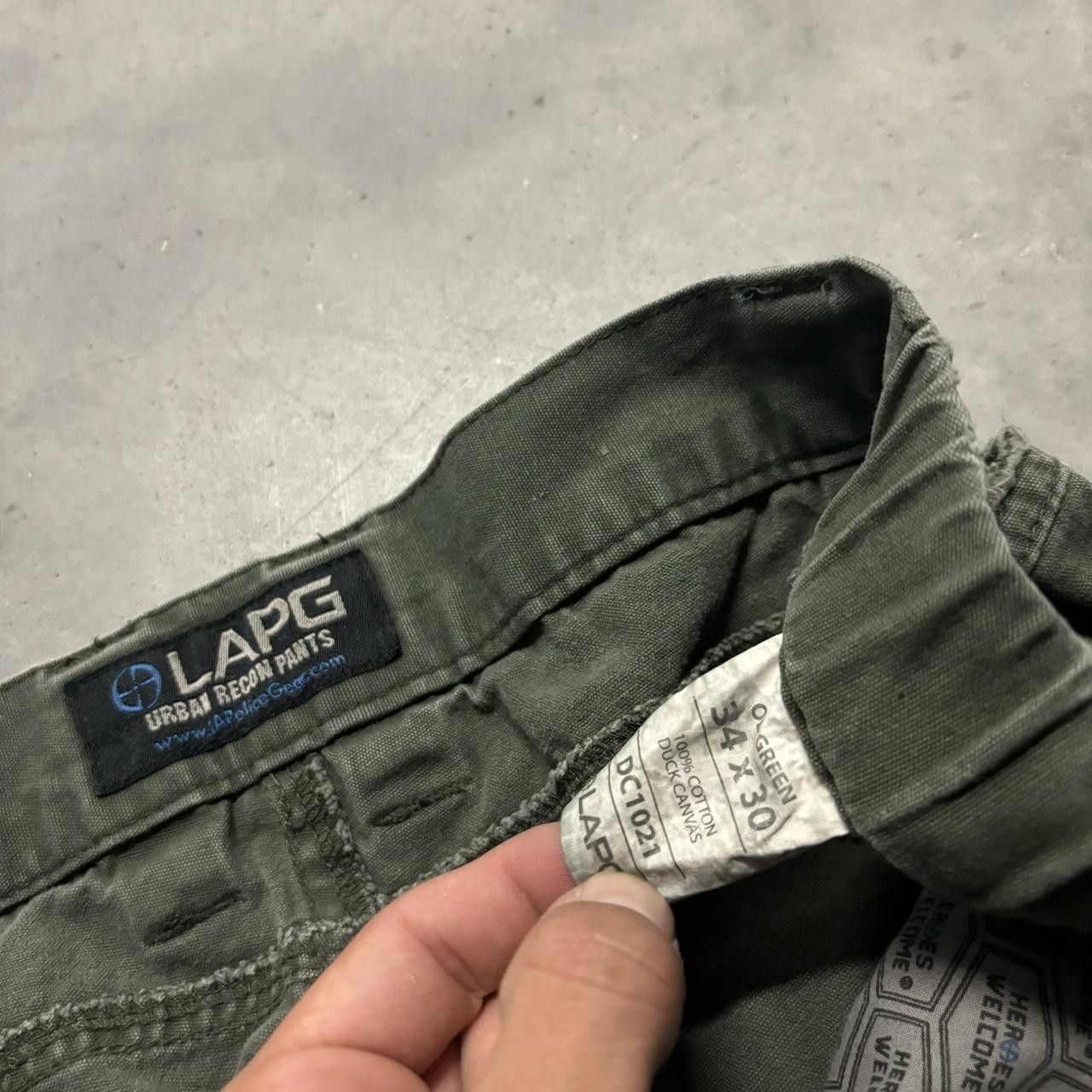 Japanese Brand × Vintage Crazy Vintage Y2K/2000s Khaki Earth Tone Grunge Skater Workwear Cargo Pants! Size US 32 / EU 48 - 8 Thumbnail