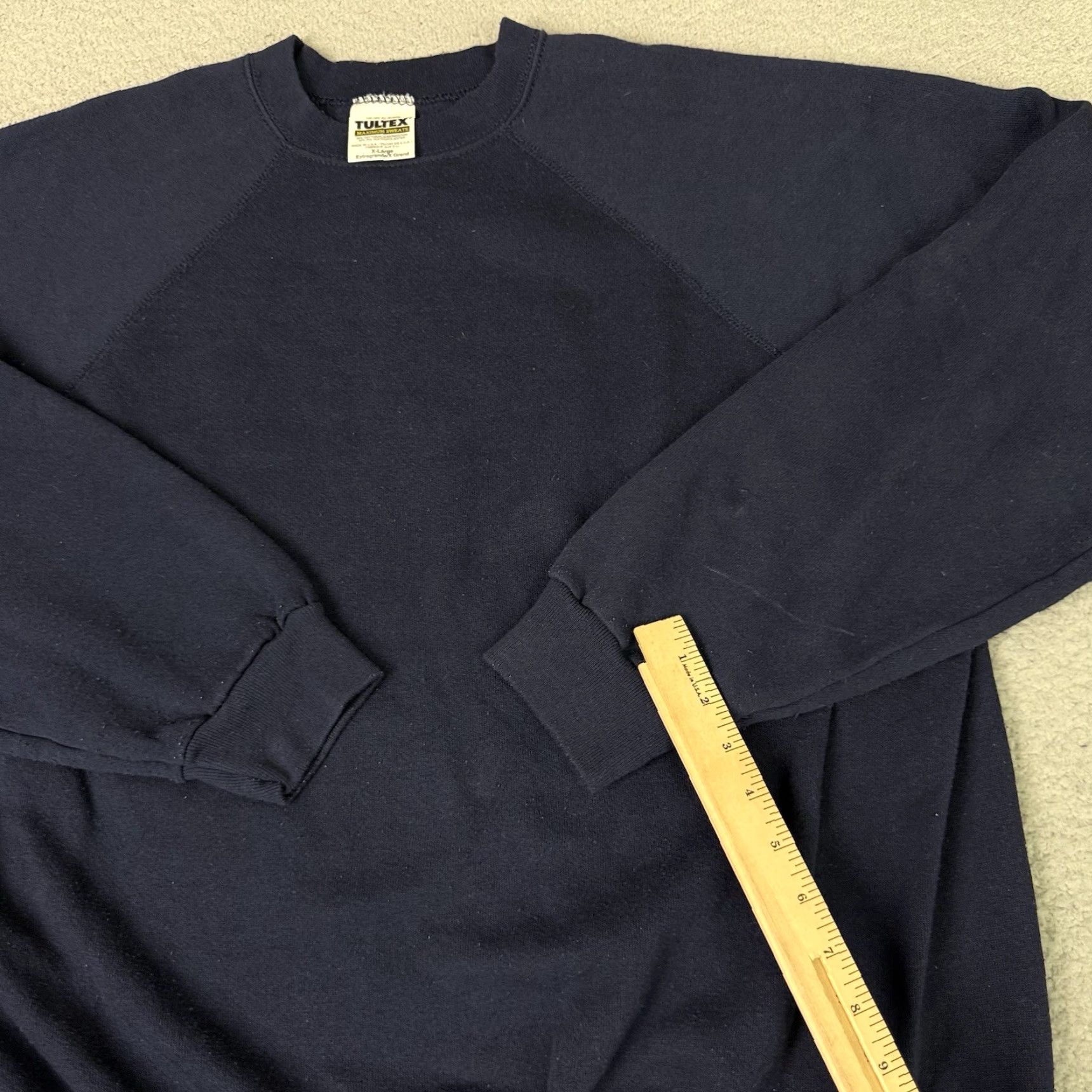 Tultex VINTAGE Tultex Sweatshirt Men XL Blue Crewneck Pullover 90s Size US XL / EU 56 / 4 - 4 Thumbnail