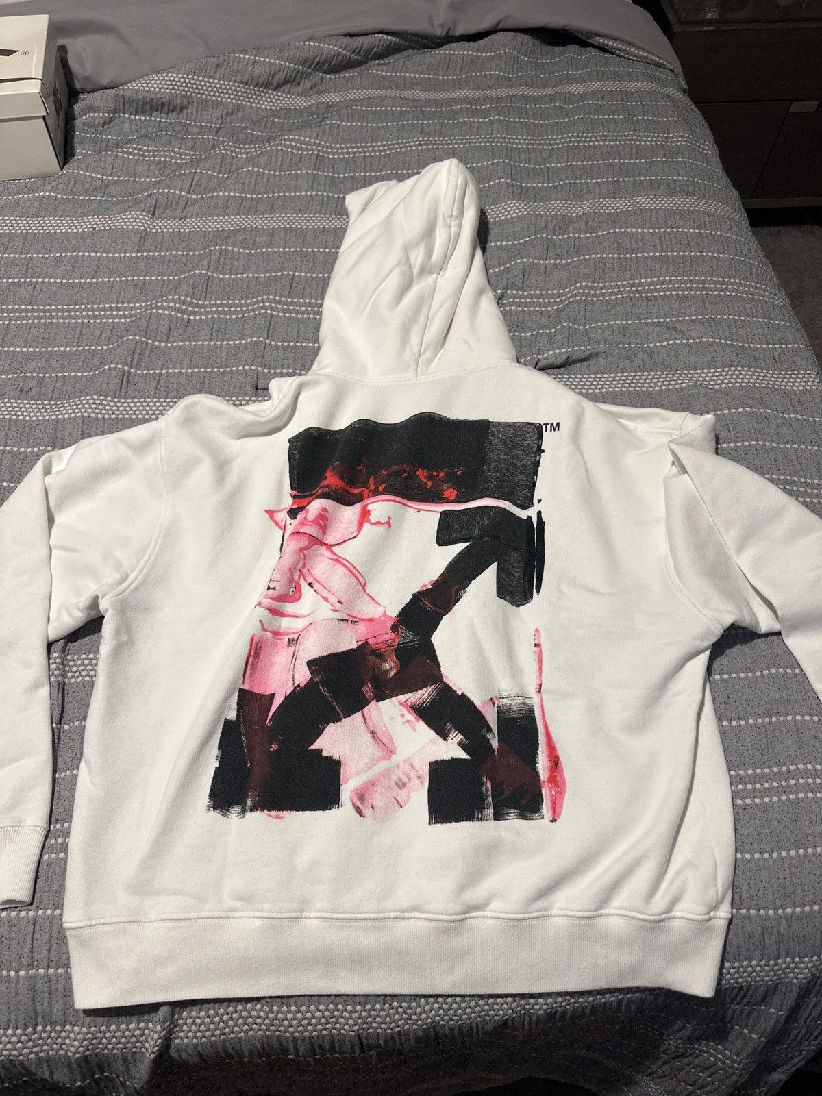 Off-White OFF WHITE white logo sweater size XXL Size US XXL / EU 58 / 5 - 1 Thumbnail