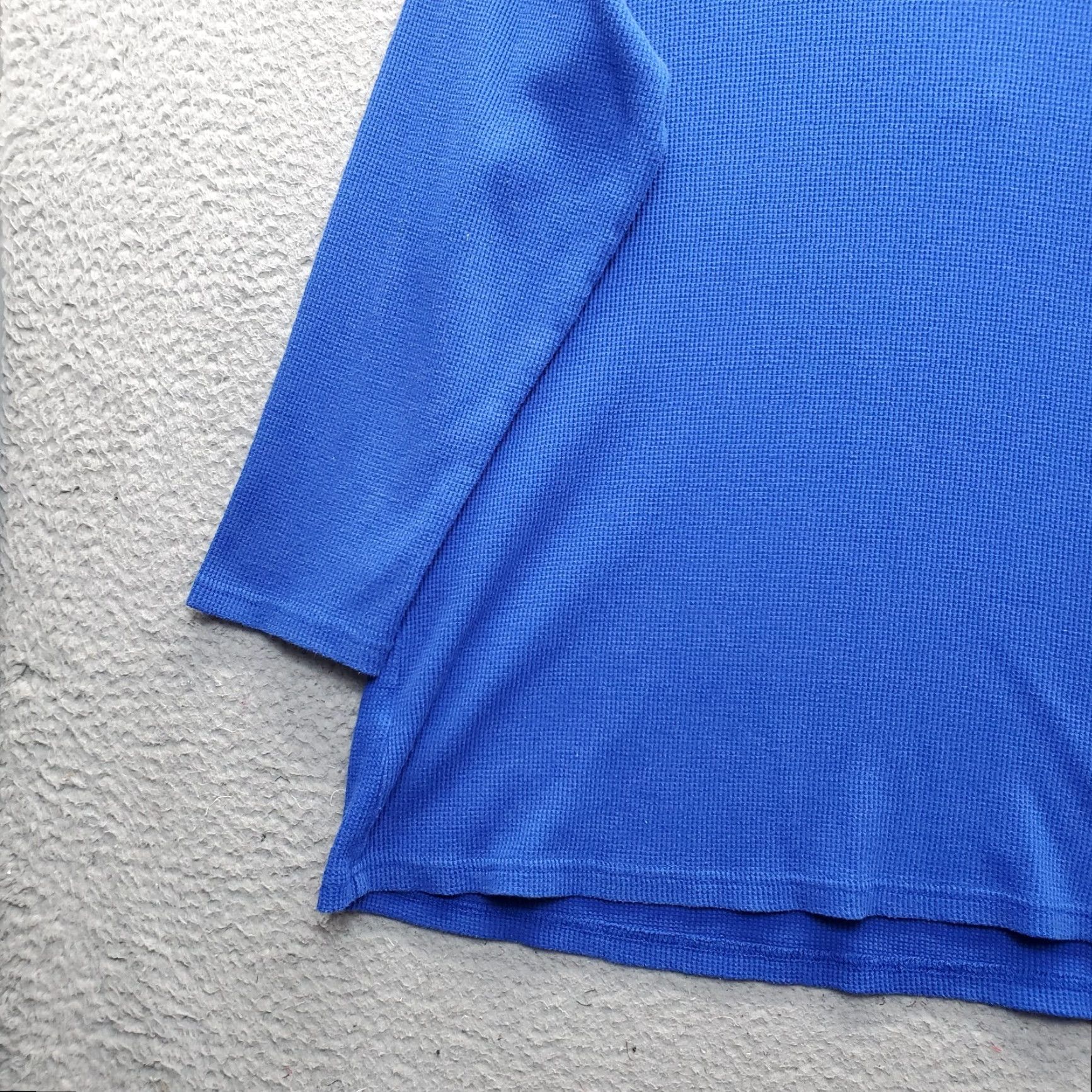 Vintage VINTAGE Woman Within Thermal Henley Shirt Womens L Blue Waffle Knit Beaded Embroidered Size L / US 10 / IT 46 - 8 Thumbnail