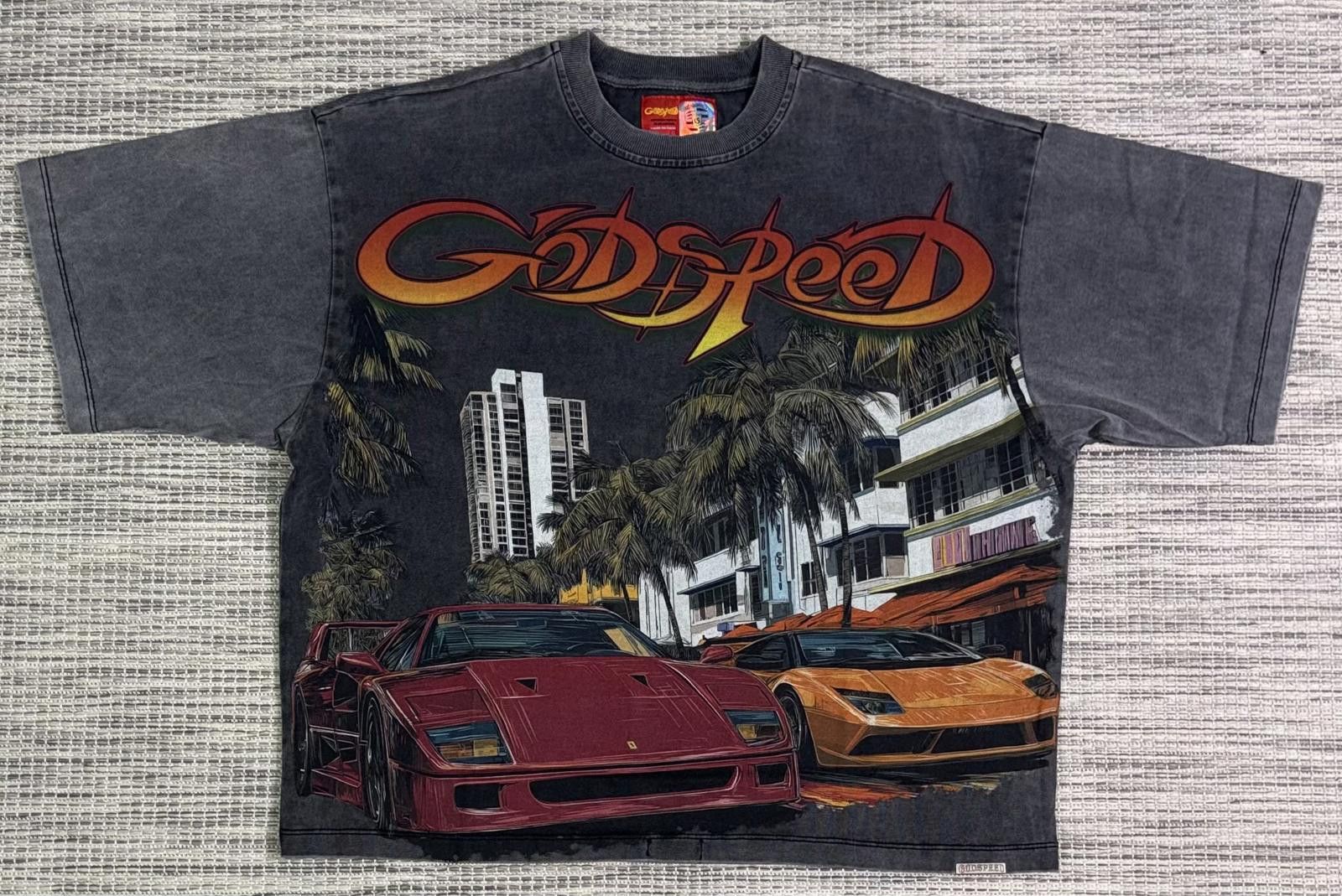 Other Godspeed Grey Wash South Beach Drive Tee Size US M / EU 48-50 / 2 - 1 Thumbnail