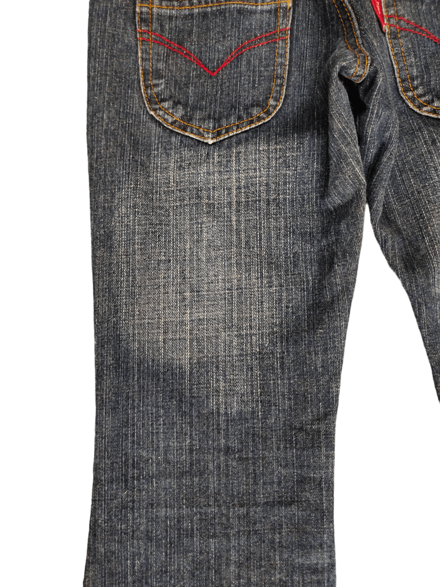 Fiorucci Flare Jeans Fiorucci Double Waist Boot Cut Low Rise Mudmax Size 25" / US 0 / IT 36 - 17 Thumbnail