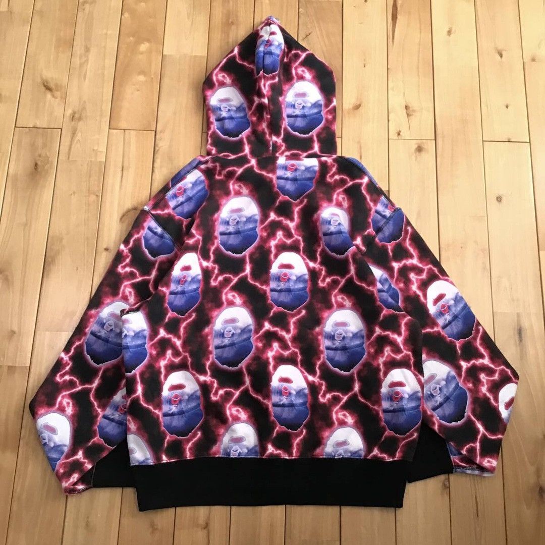 Bape BAPE LIGHTNING full zip hoodie a bathing ape Size US S / EU 44-46 / 1 - 2 Thumbnail