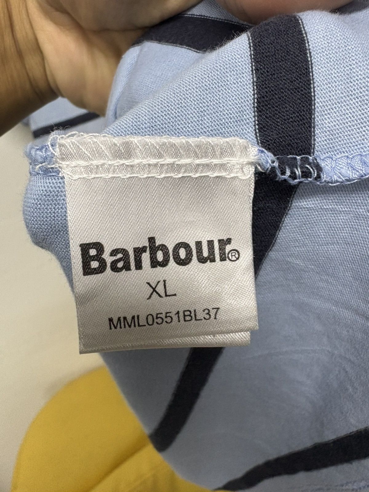 Barbour Barbour Stripe Pocket T-Shirt Size US XL / EU 56 / 4 - 5 Thumbnail