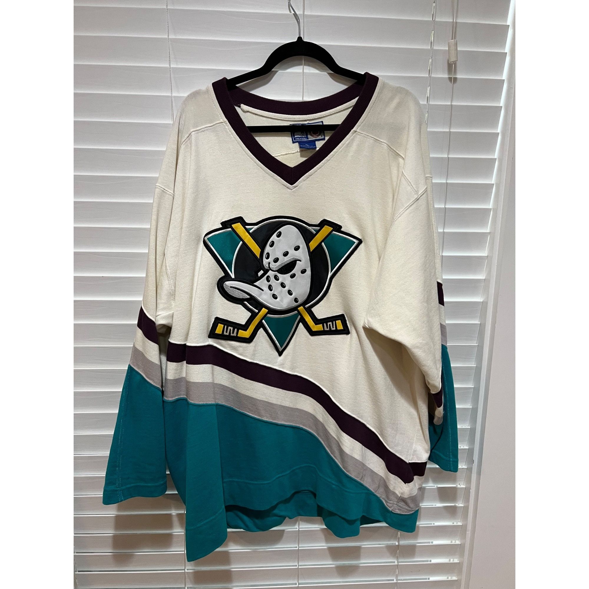 Hockey Starter Mighty Ducks Jersey Vintage Anaheim Mighty Ducks