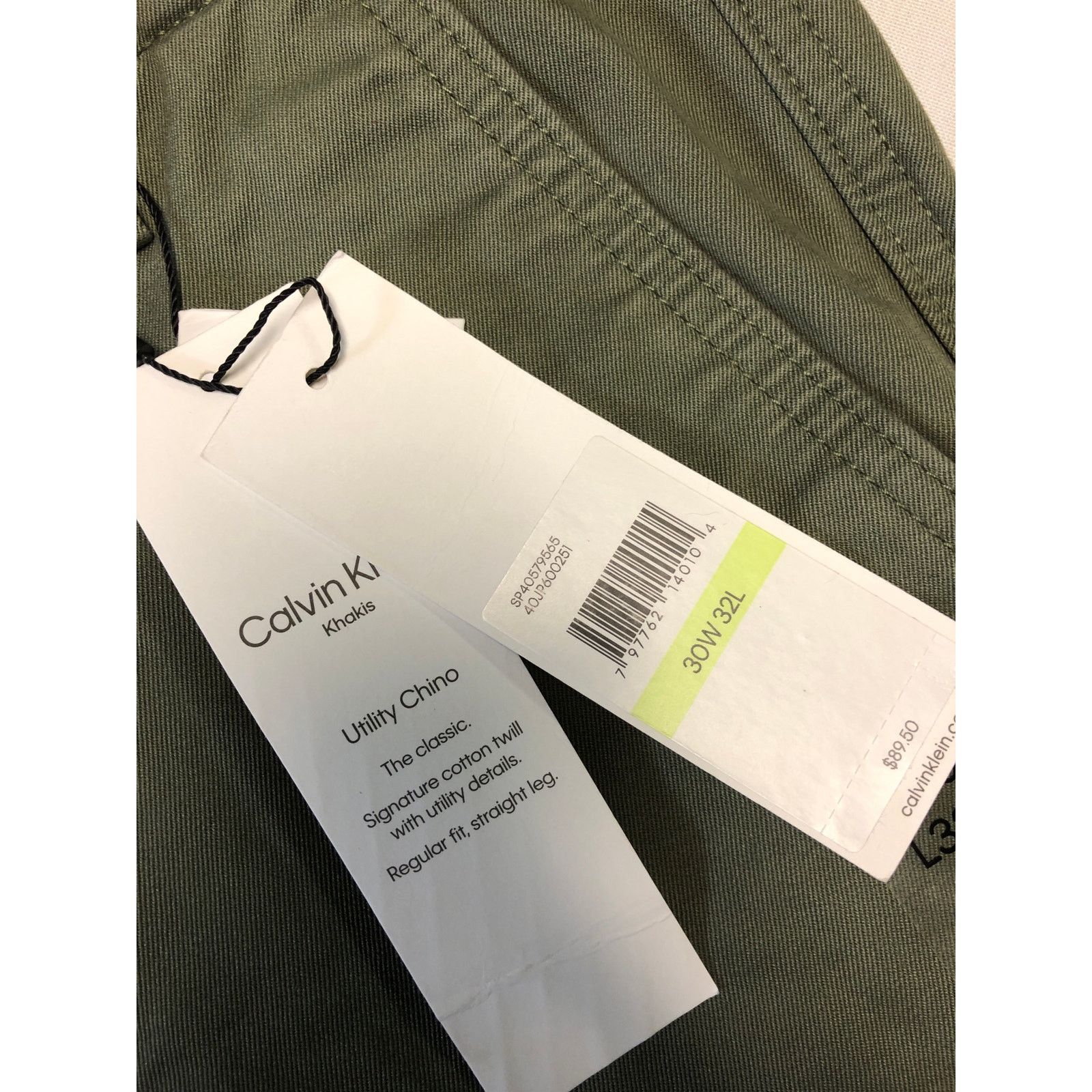 Calvin Klein Mens Calvin klein pants Size US 30 / EU 46 - 2 Thumbnail