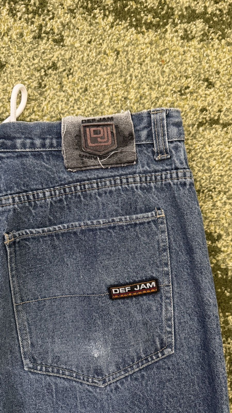 Other Vintage Y2K Def Jam University Straight Leg Jeans Size US 38 / EU 54 - 6 Thumbnail