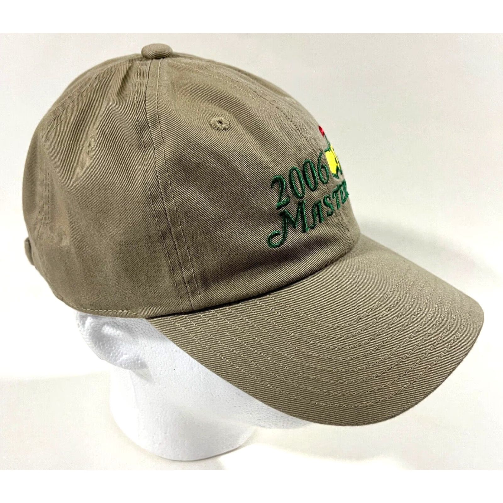 American Needle VINTAGE American Needle Hat Augusta National Masters 2006 Unisex Adult Strapback Cotton Adjustable Tan Golf Hat Boys Mens Womens Size ONE SIZE - 2 Thumbnail