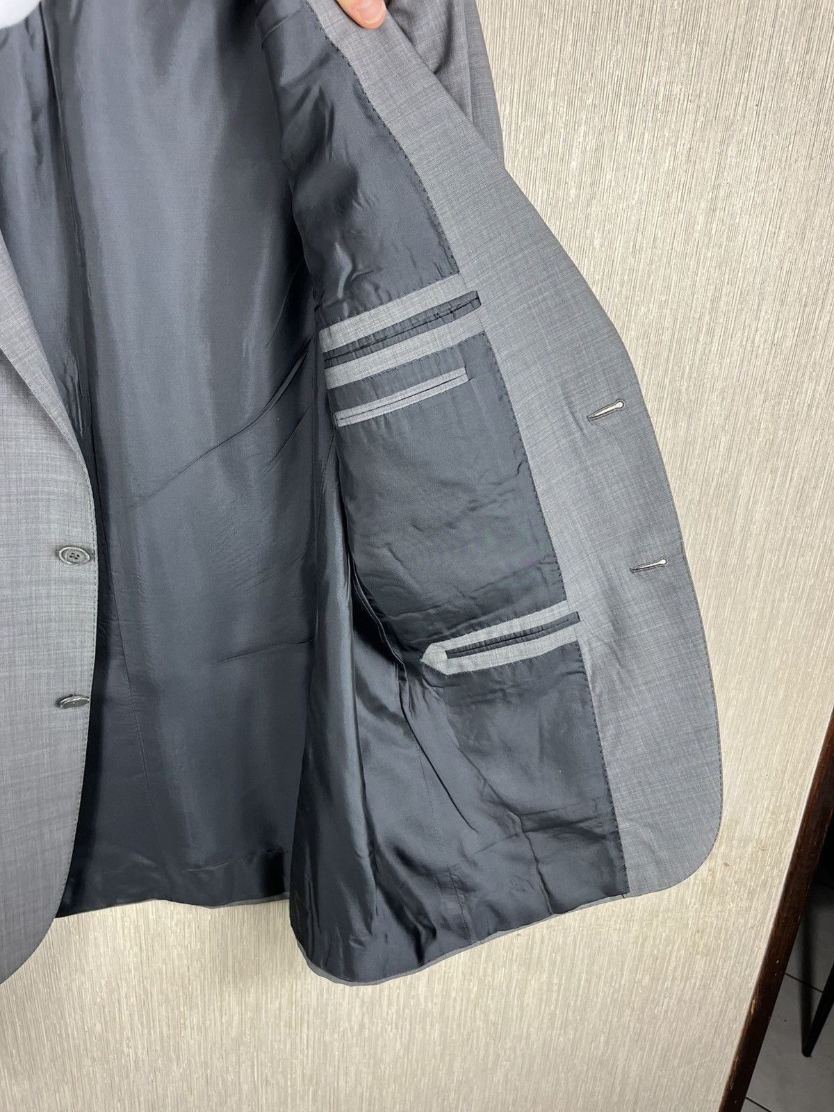 Ermenegildo Zegna Ermenegildo Zegna Leggerissimo wool silk blazer jacket Size 52R - 17 Thumbnail