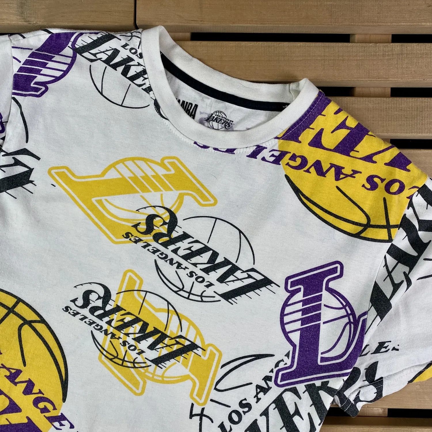 NBA Mens T-Shirt NBA Lakers Vintage Multilogo Size M Size US M / EU 48-50 / 2 - 2 Thumbnail