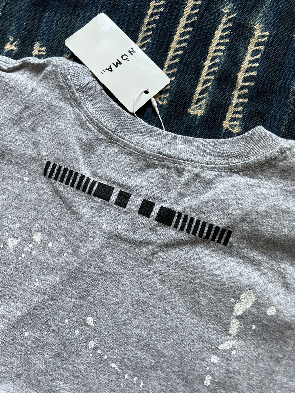 Japanese Brand Nomarhythm Textile Japan Splash Long Sleeve Tee Size US L / EU 52-54 / 3 - 9 Thumbnail