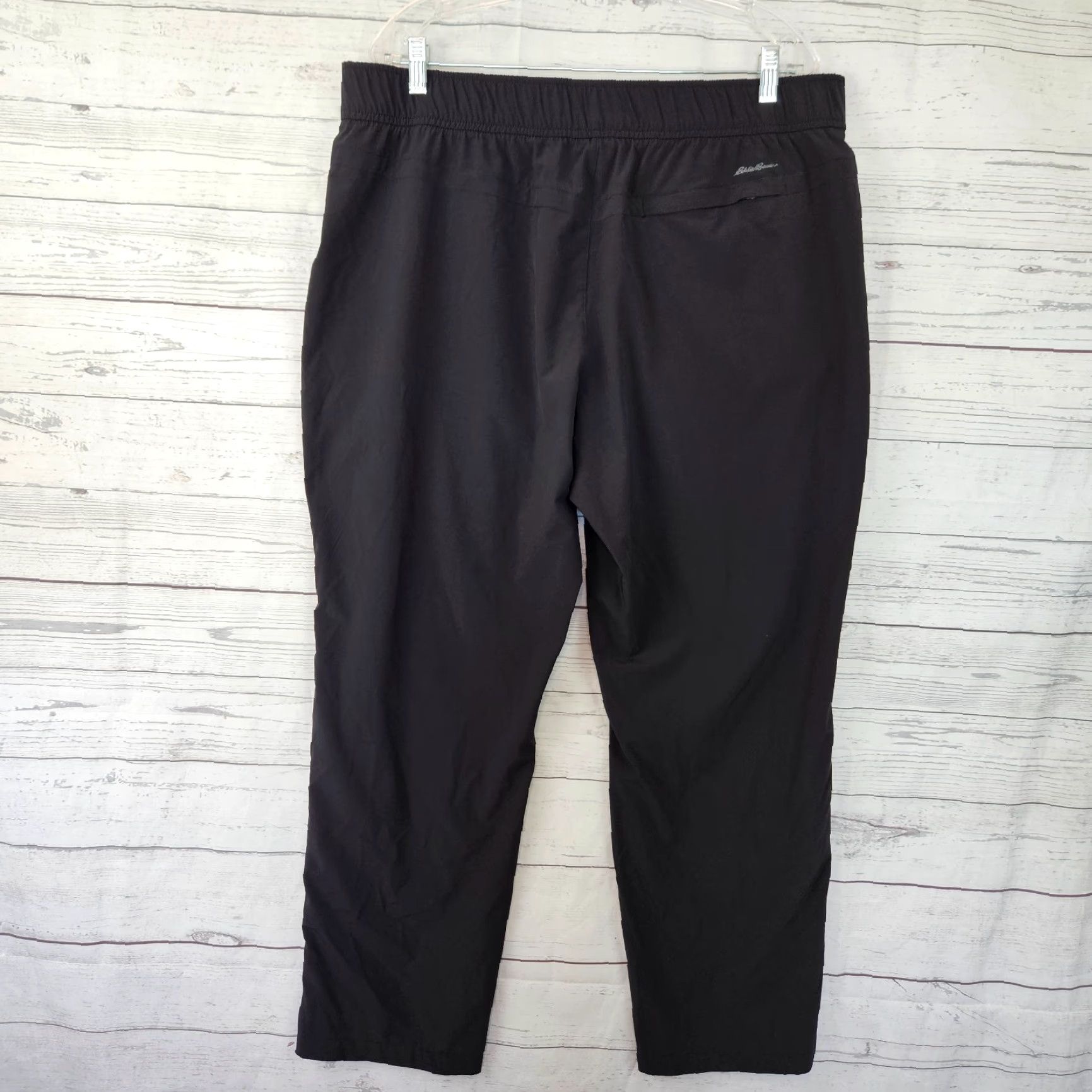 Eddie Bauer Eddie Bauer Womens Pants XL Pull On Black Solid High Rise Size 40" / US 18 - 3 Thumbnail