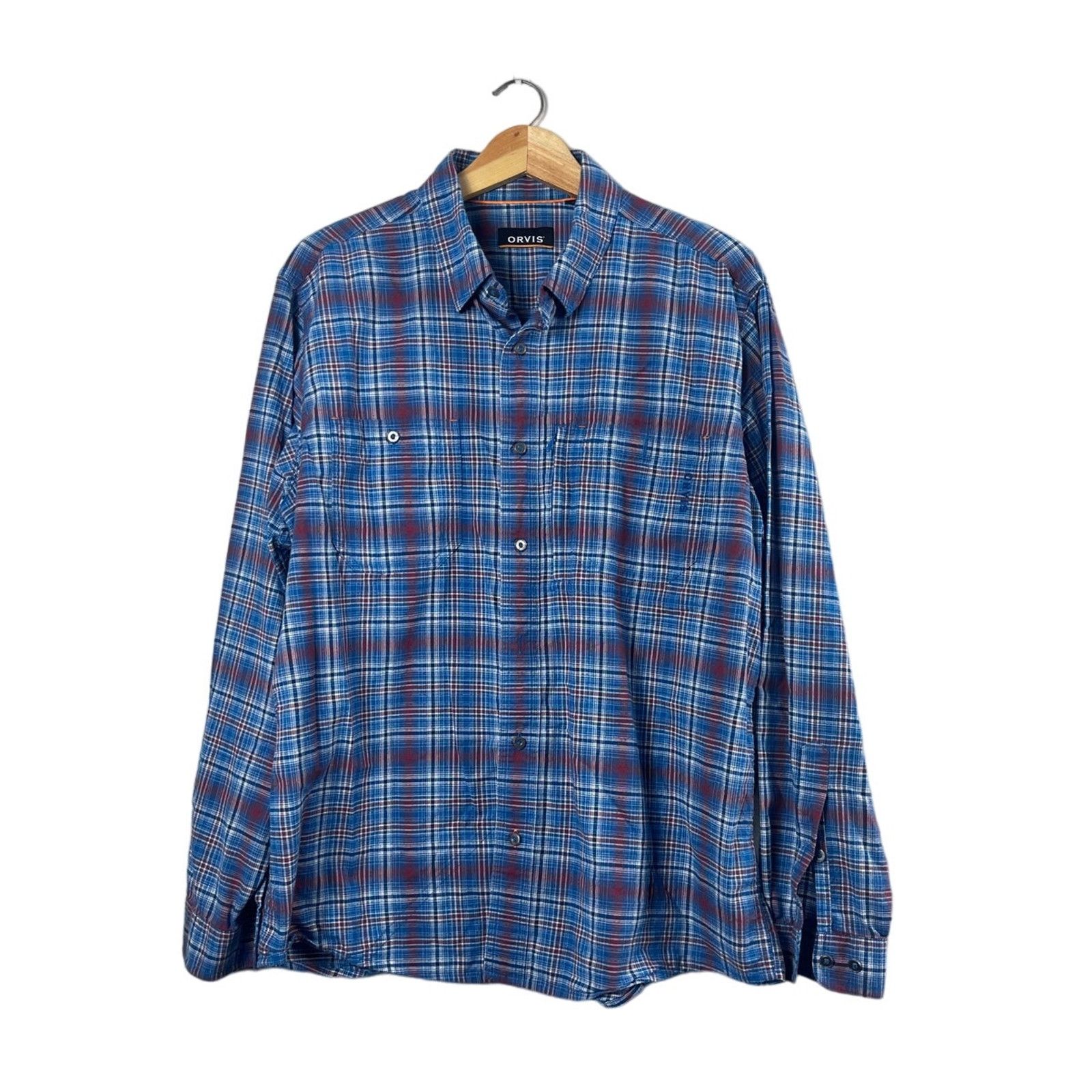 Orvis Men's Button Front Plaid Orvis Shirt L Size S / US 4 / IT 40 - 1 Thumbnail