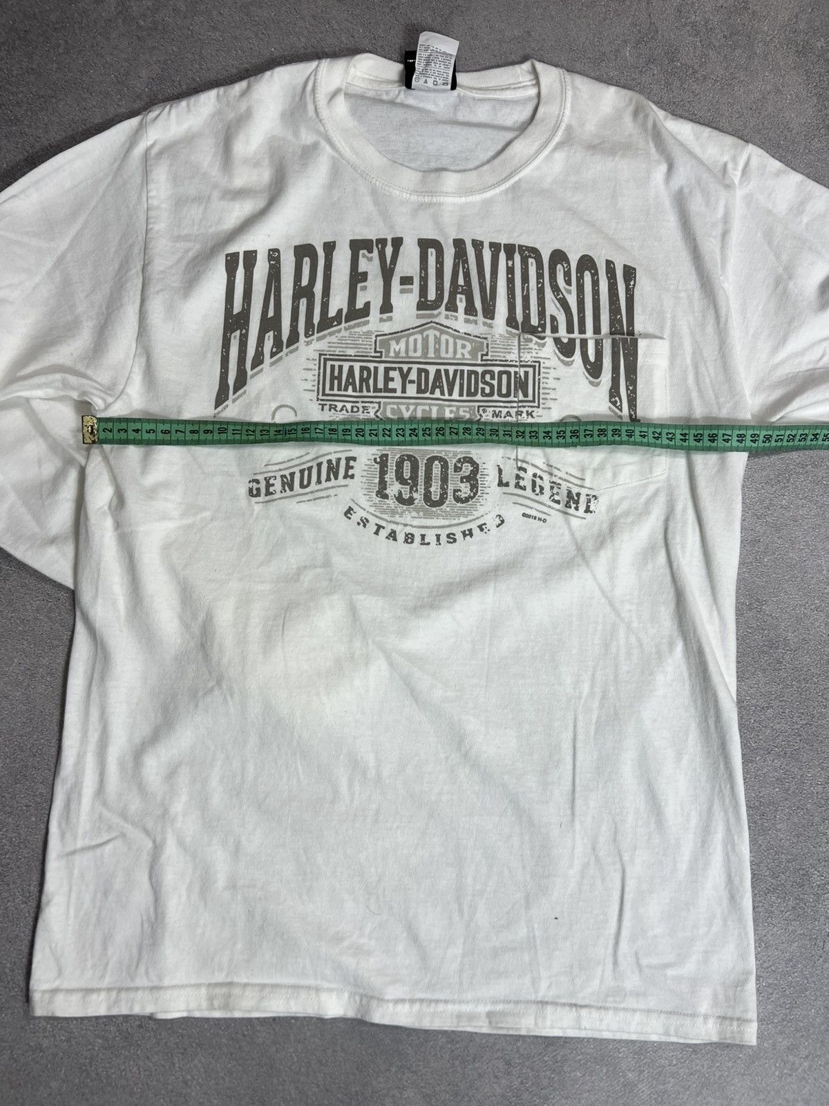 Harley Davidson VTG Harley-Davidson White Archival Clothing Streetwear Japan Size US M / EU 48-50 / 2 - 11 Thumbnail