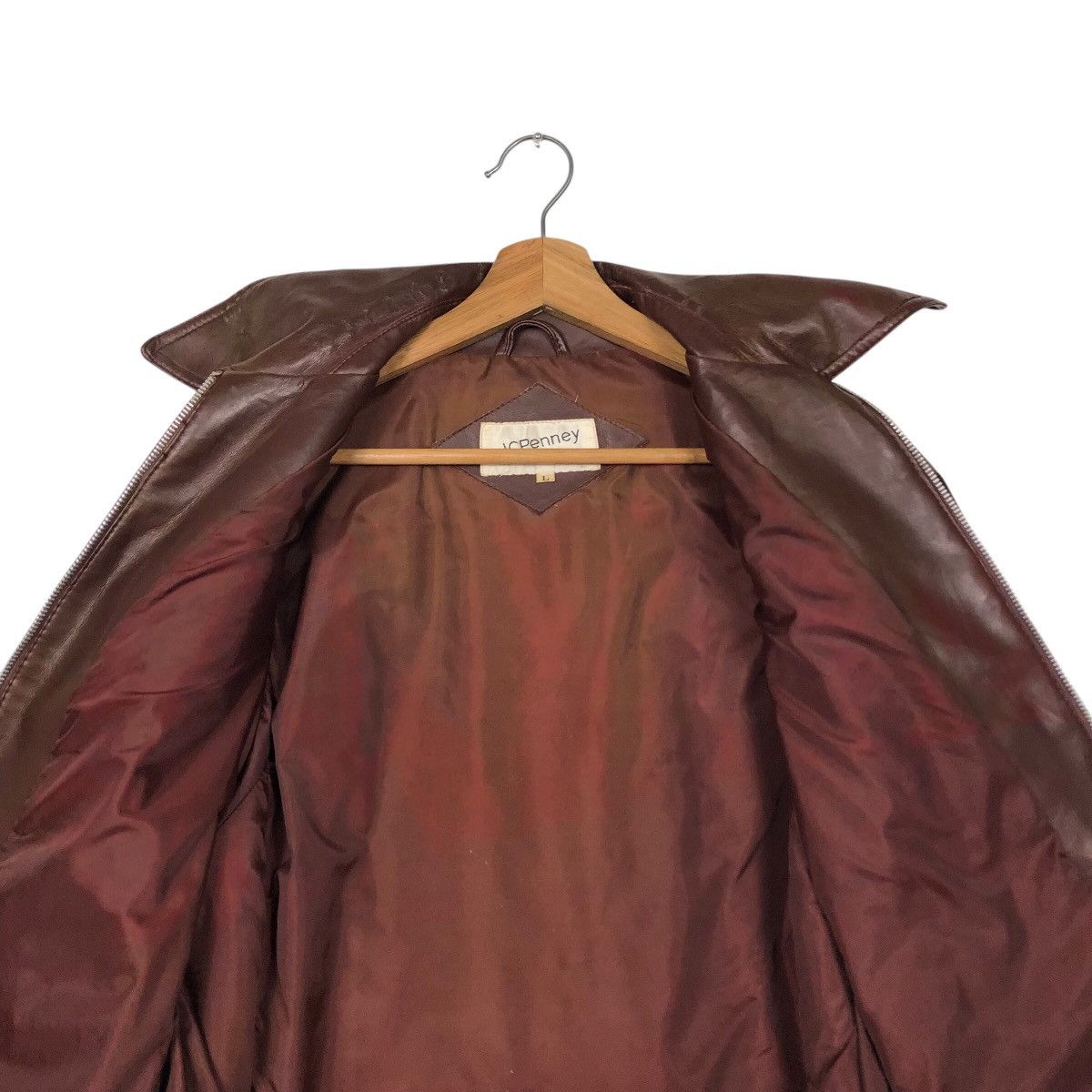 Japanese Brand 📌Vintage Soft Leather Biker Jacket JcPenny Issey Miyake Size US L / EU 52-54 / 3 - 15 Thumbnail