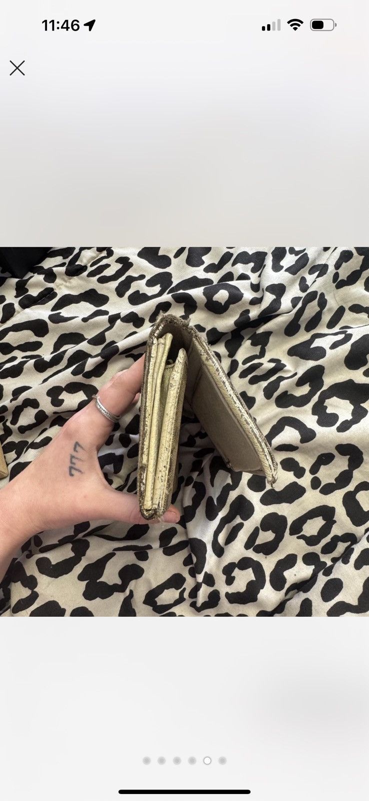 Gucci Gucci vintage cloth Continental long fold wallet Size ONE SIZE - 6 Thumbnail