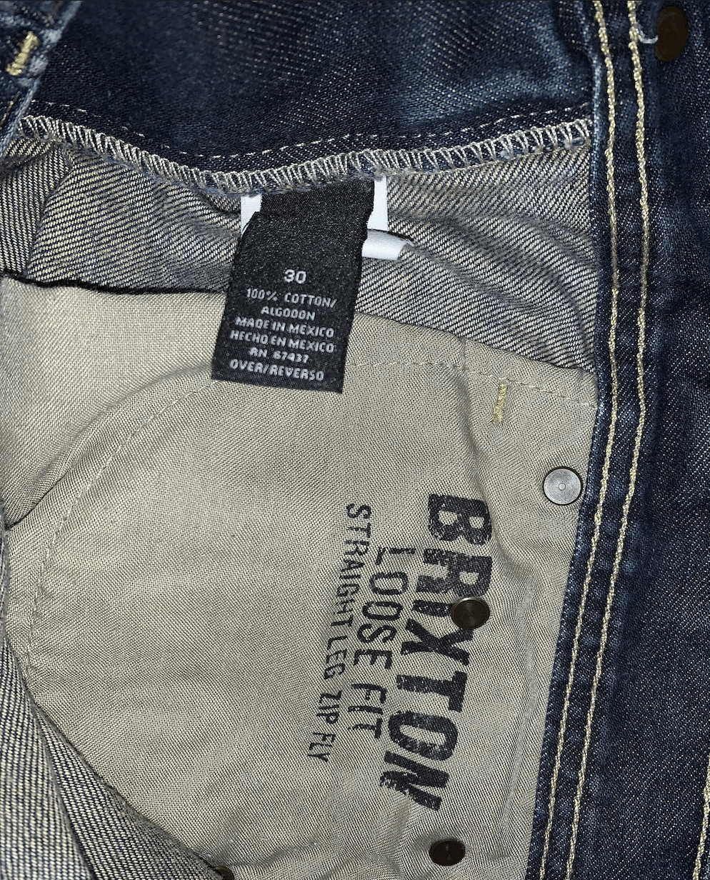 Polo Ralph Lauren Brixton Loose Fit Straight Leg Zip Fly Size US 30 / EU 46 - 5 Thumbnail