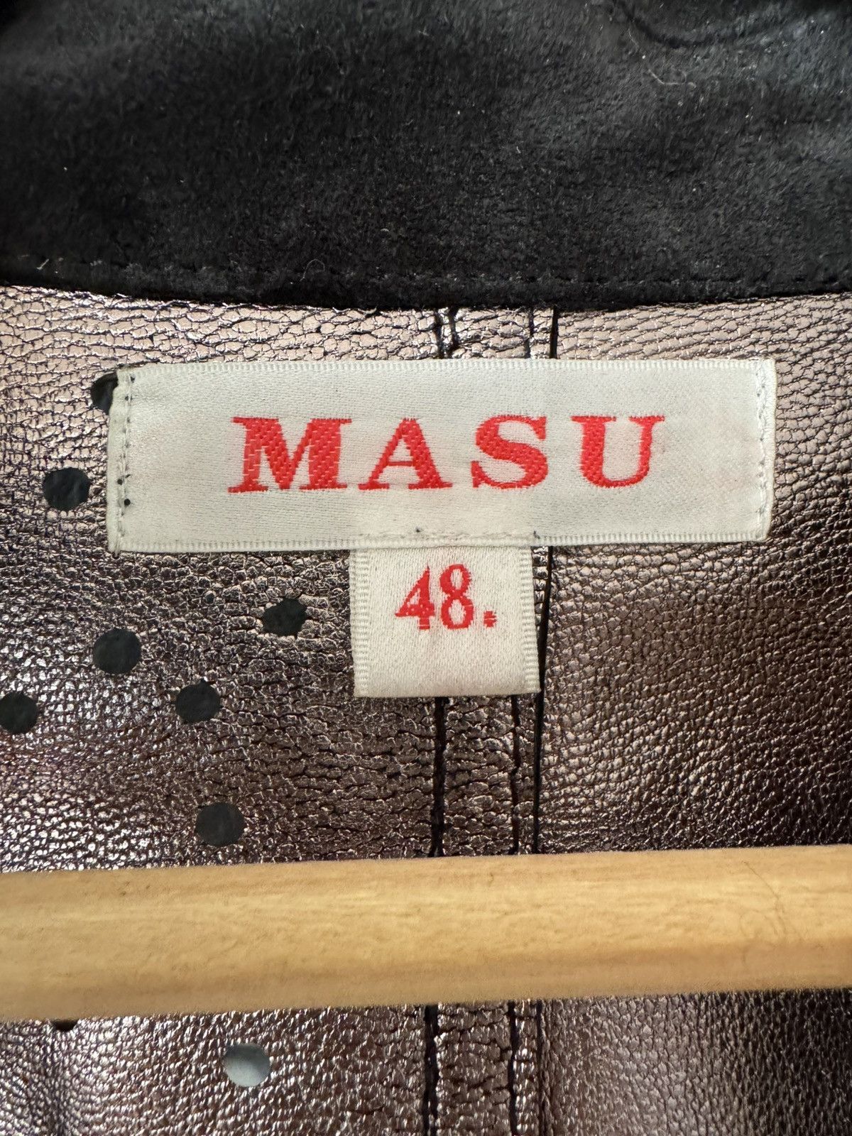 Japanese Brand RARE Masu Black Suede Western Jacket Size US M / EU 48-50 / 2 - 6 Thumbnail