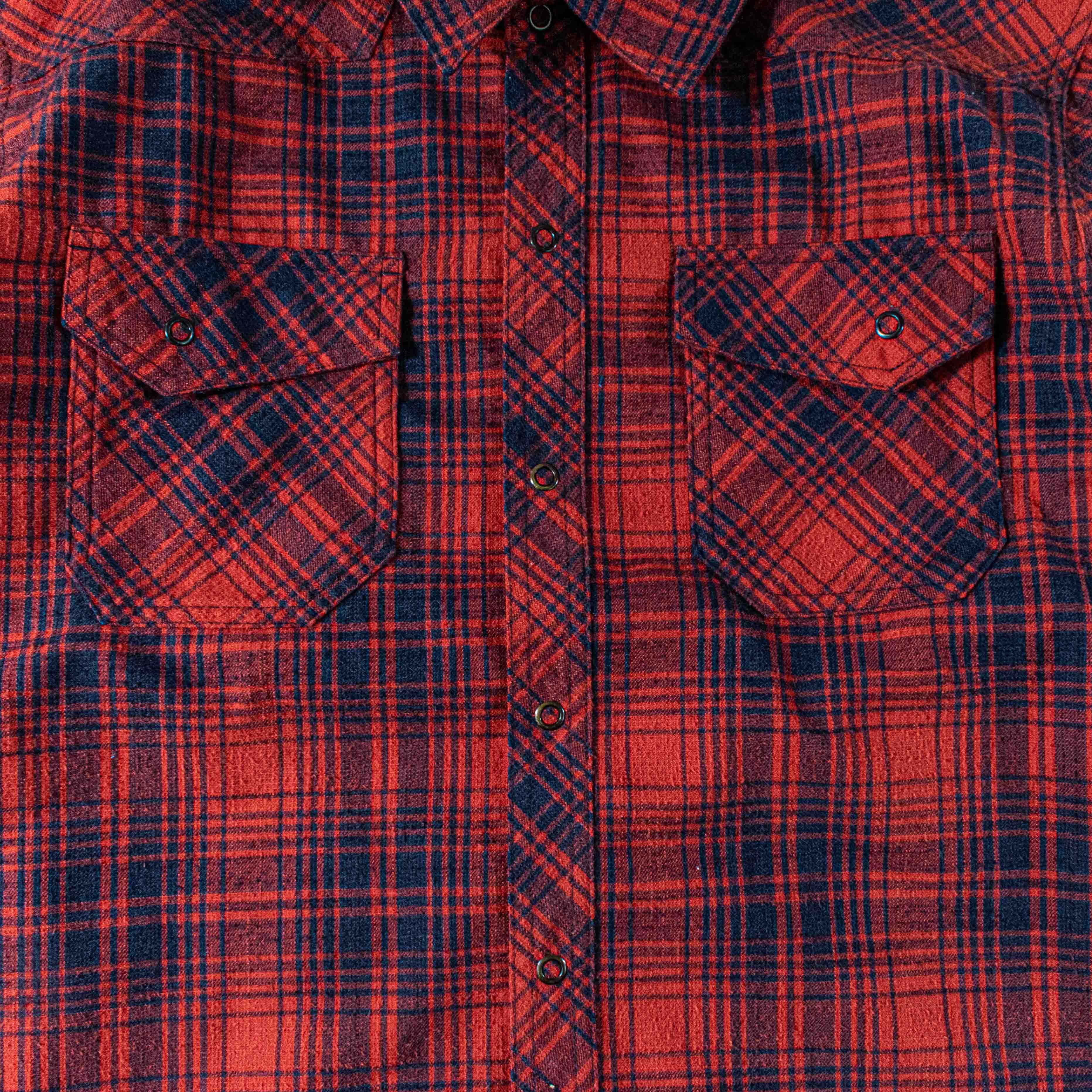 L.L. Bean L.L. Bean Katahdin Iron Works Flannel Shirt Snap Wool Blend Size US L / EU 52-54 / 3 - 5 Thumbnail