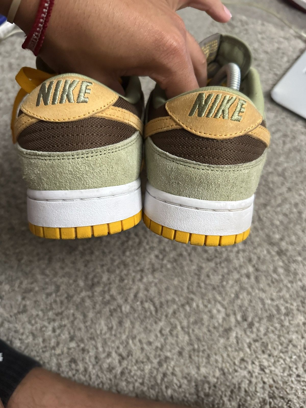 Nike Nike dunk low dusty olive green brown white - size 10 Size US 10 / EU 43 - 6 Thumbnail