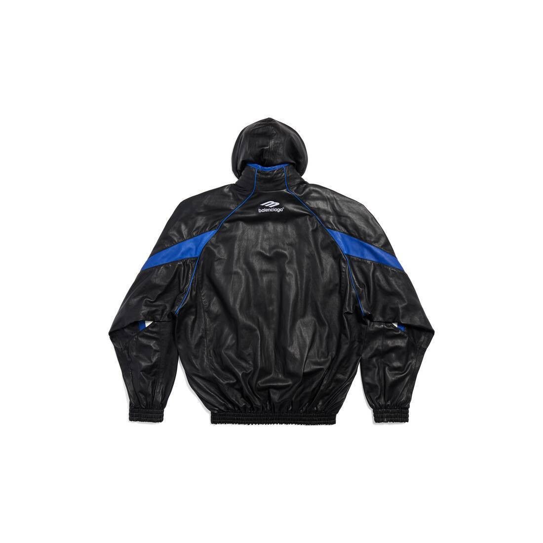 Balenciaga o1bcso1str1025 3B Sports Icon Tracksuit Jacket in Black Size US L / EU 52-54 / 3 - 2 Thumbnail