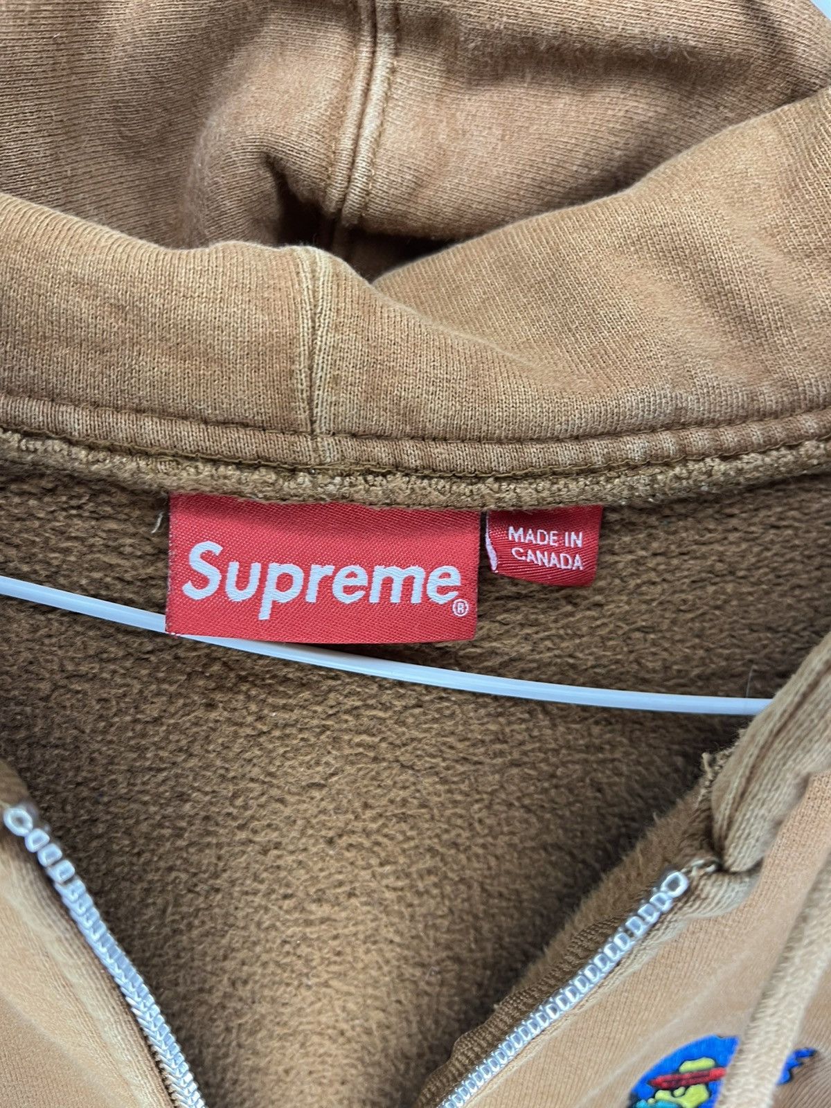 Supreme Supreme Chocolate Beige Zip Up Hoodie “Supream” Size US L / EU 52-54 / 3 - 5 Thumbnail